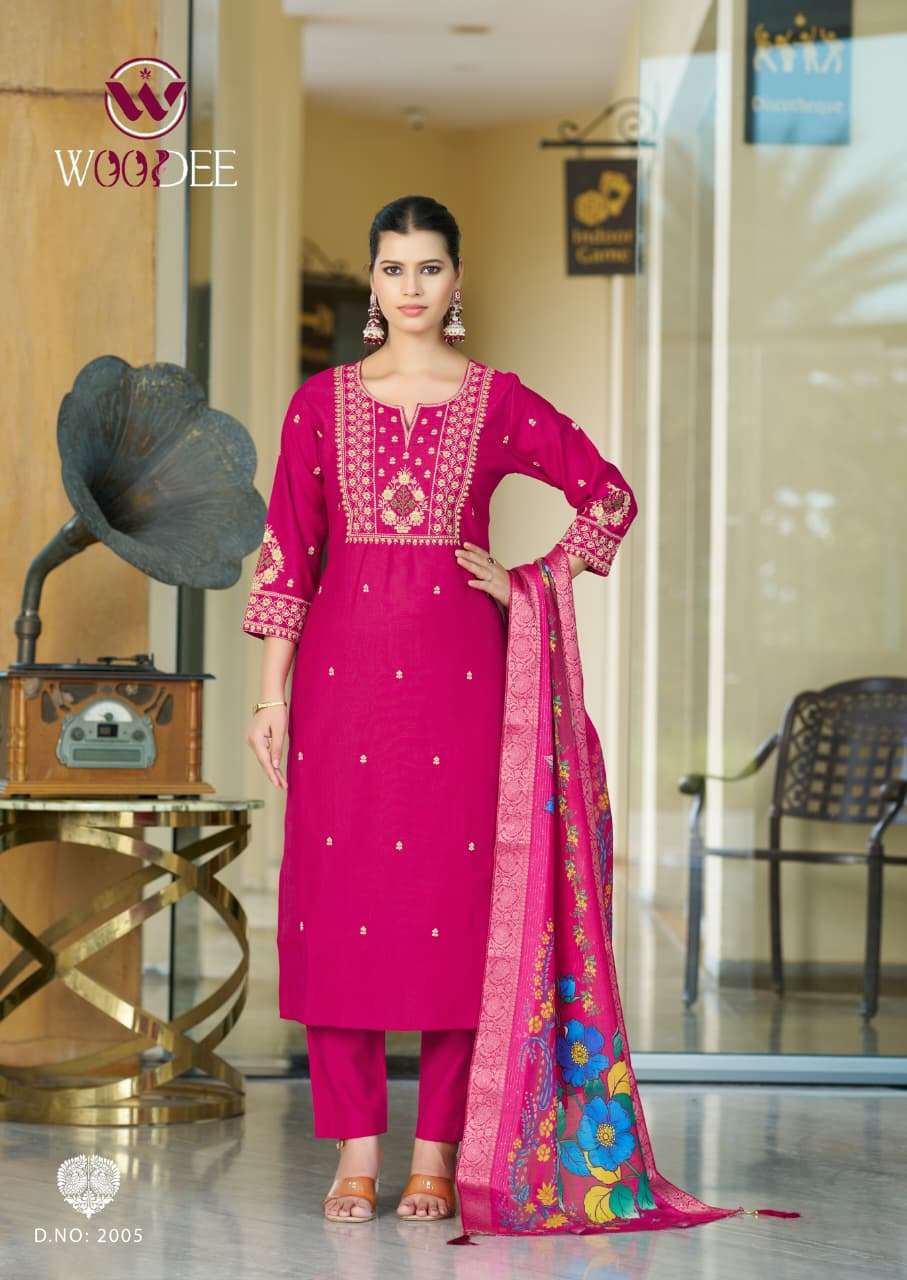 WOODEE DIANA VOL 2 VISCOSE FANCY WORKS LADIES 3PIECE SET COLLECTION 