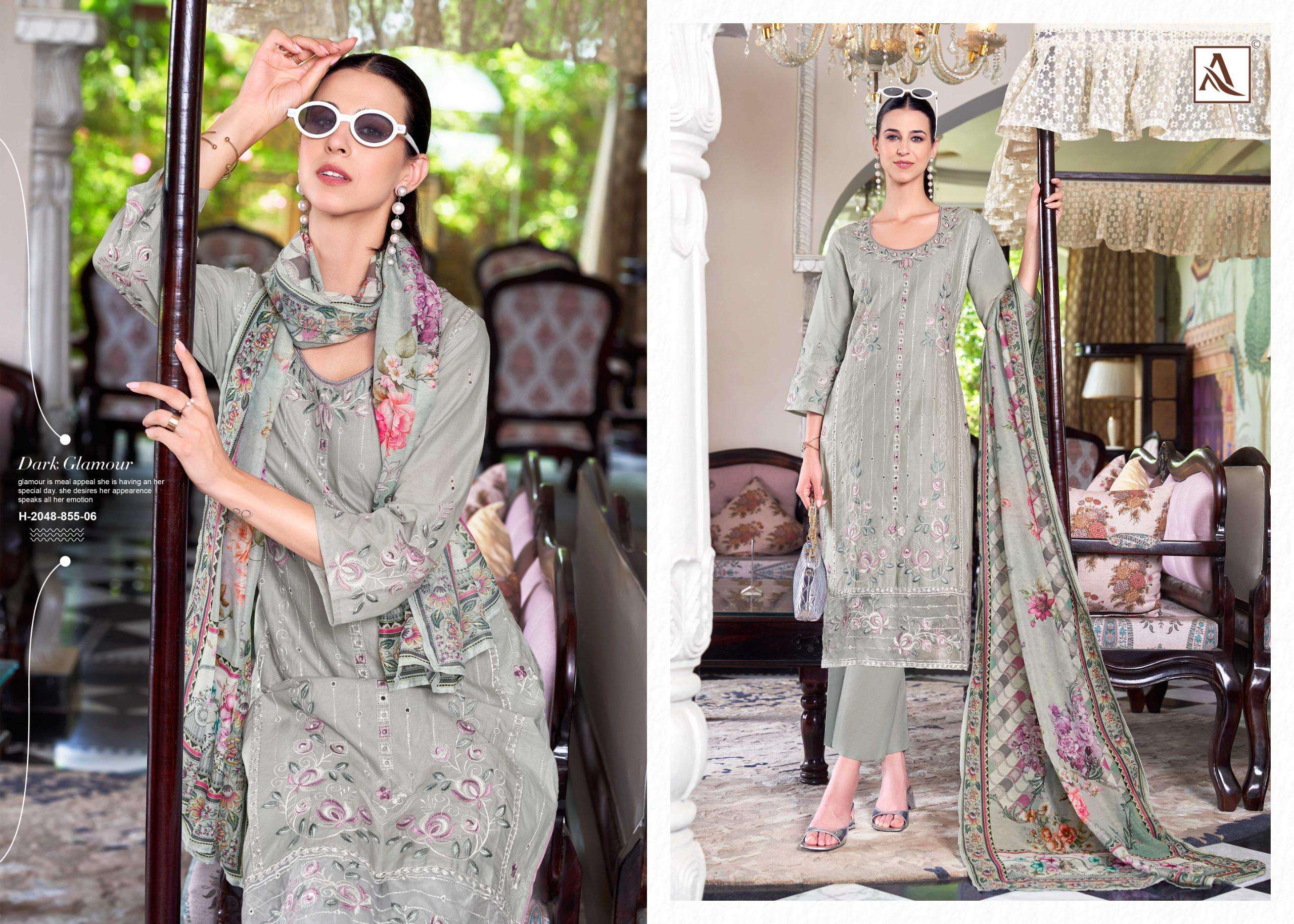 ALOK SUITS THE LIBAS LAWN COTTON FANCY EMBROIDERY WORK SUIT