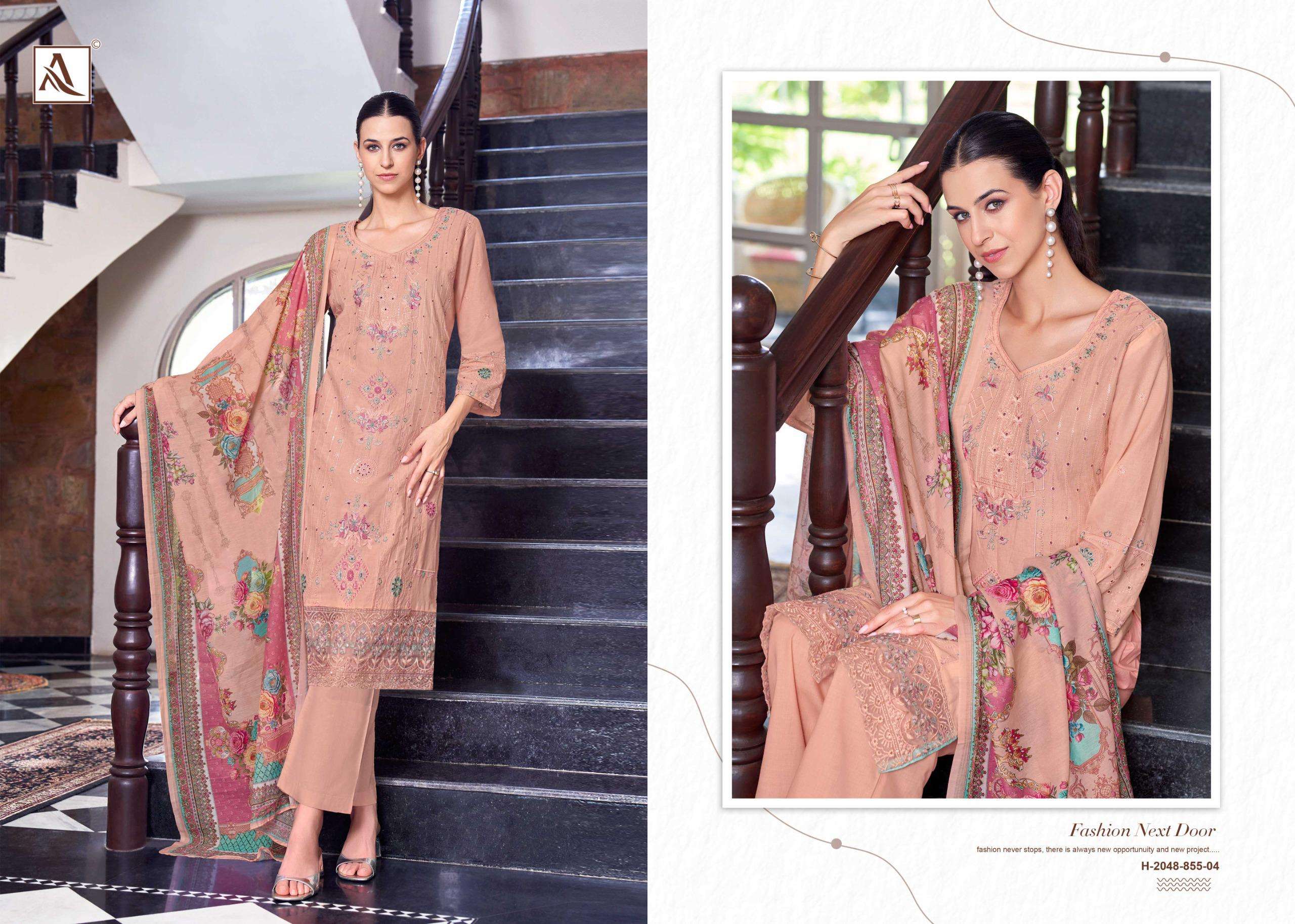 ALOK SUITS THE LIBAS LAWN COTTON FANCY EMBROIDERY WORK SUIT