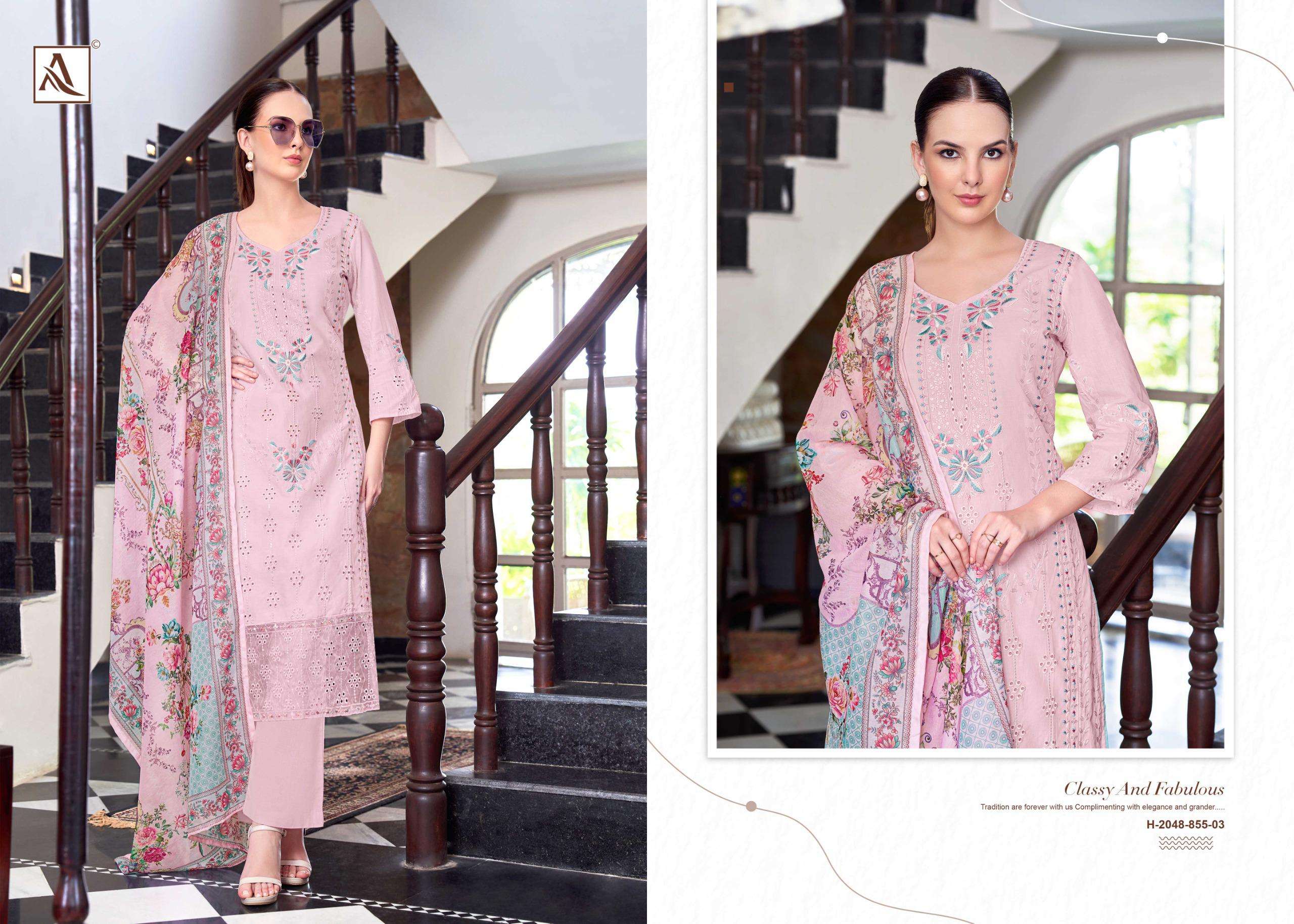 ALOK SUITS THE LIBAS LAWN COTTON FANCY EMBROIDERY WORK SUIT