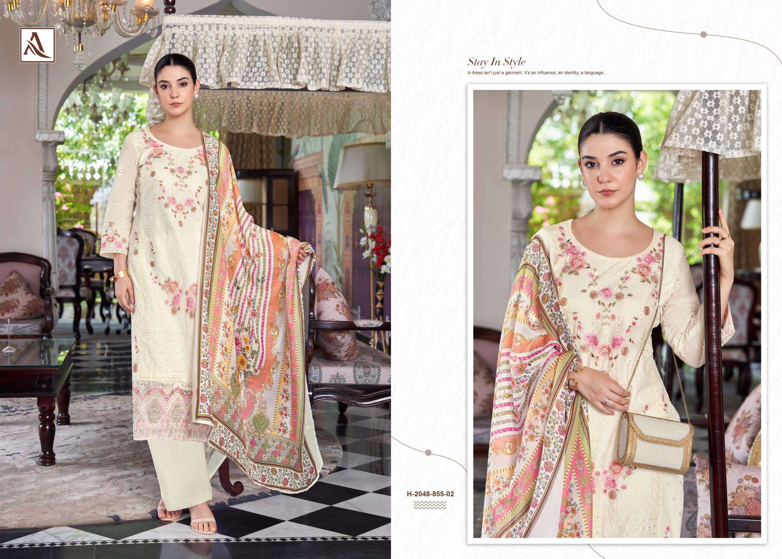 ALOK SUITS THE LIBAS LAWN COTTON FANCY EMBROIDERY WORK SUIT