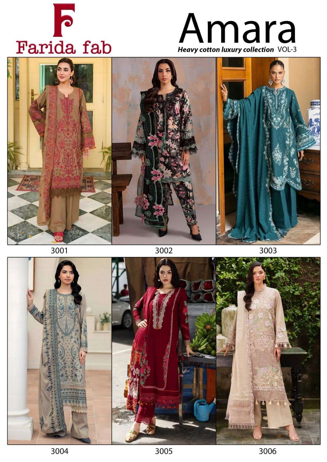 ARSALA FASHION AMARA HEAVY COTTON LUXURY COLLECTION VOL 3  DIGITAL PRINT SALWAR SUIT