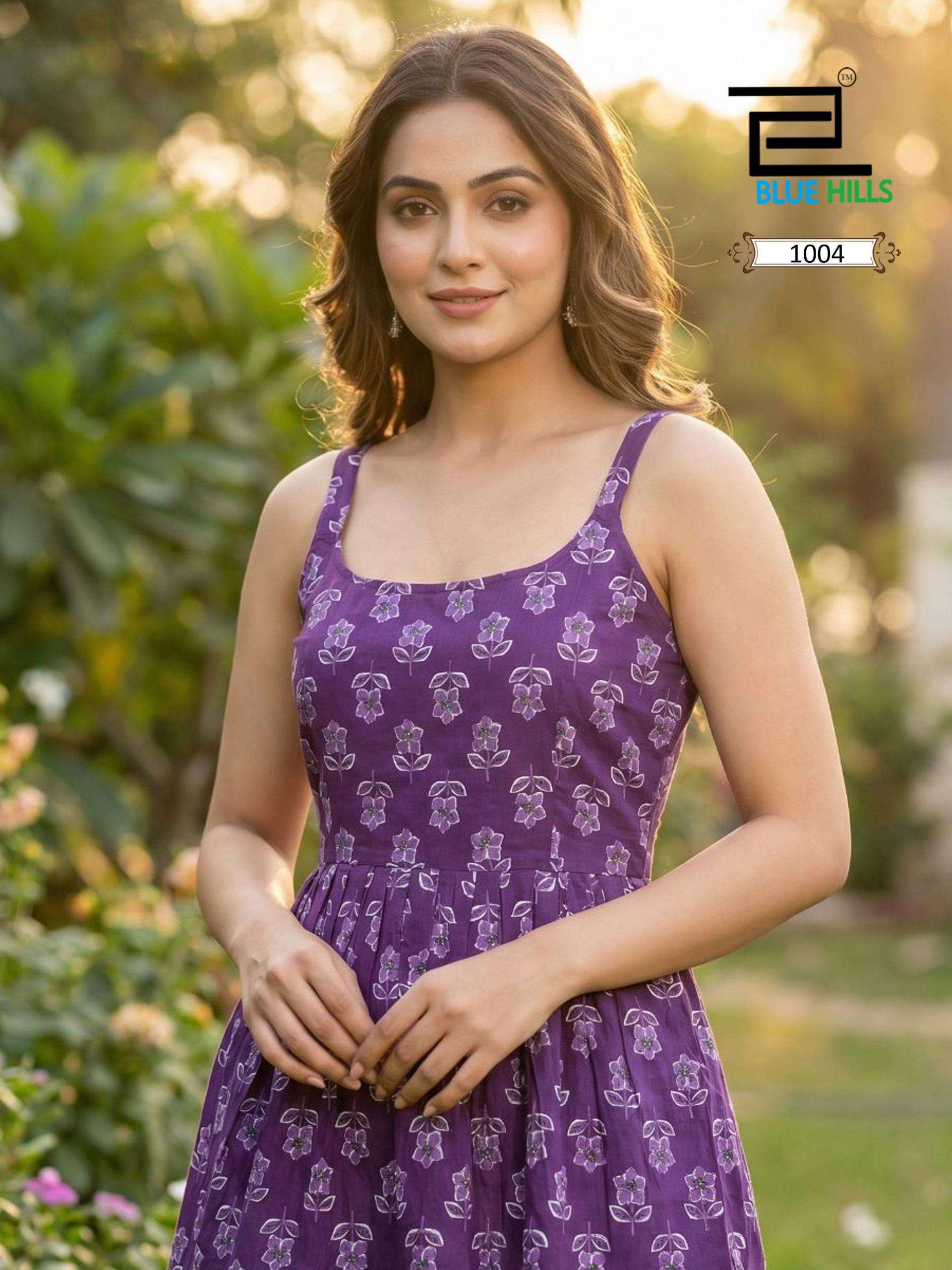 BLUE HILLS PRINCESS VOL 5 COTTON PRINTED FANCY SUMMER WEAR LADIES TOPS