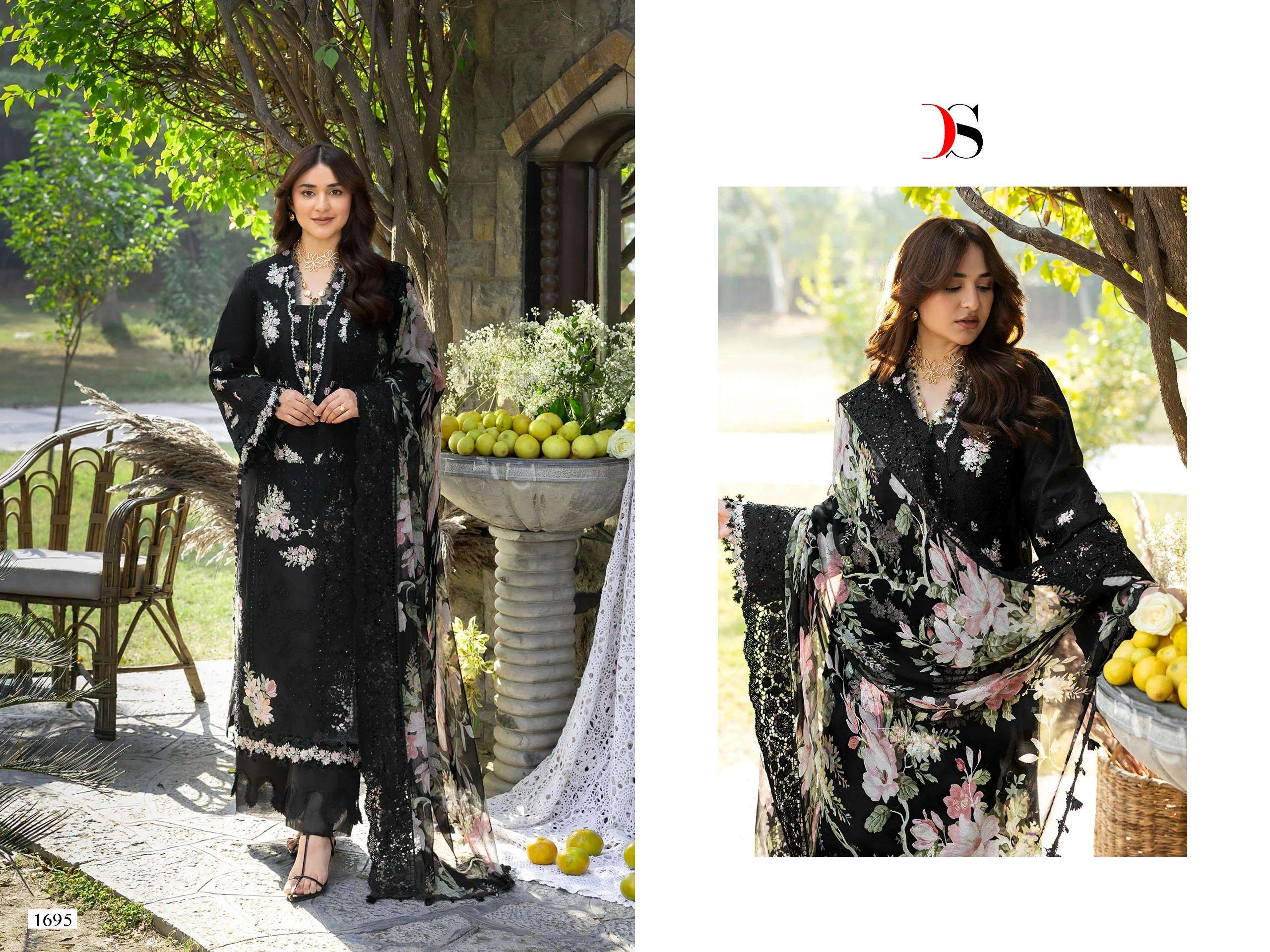 DEEPSY SUITS ELAF PREMIUM LUXURY LAWN COLLECTION COTTON EMBROIDERY DESIGNER WORK SUIT