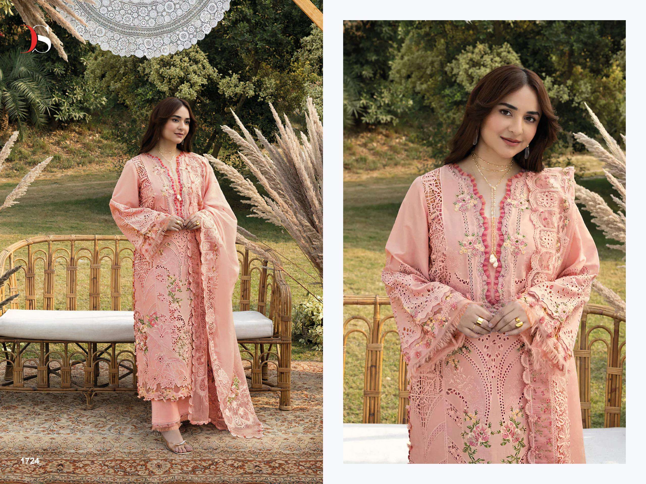 DEEPSY SUITS ELAF PREMIUM LUXURY LAWN COLLECTION VOL 2 COTTON EMBROIDERY DESIGNER WORK SUIT