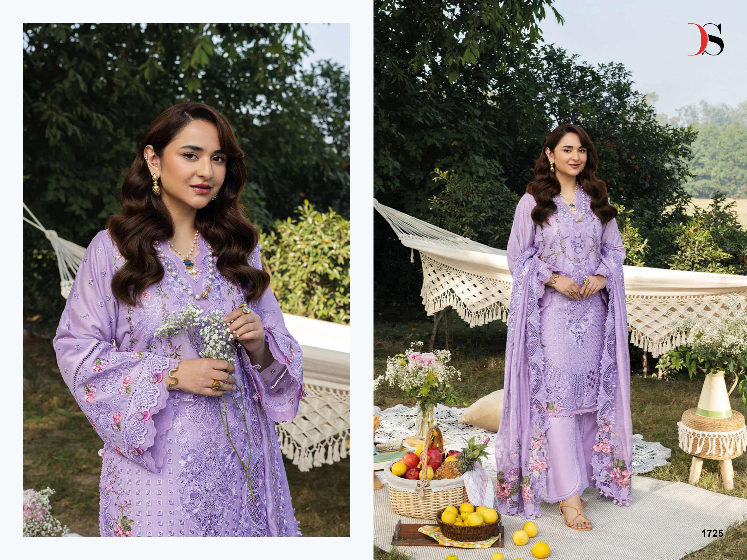 DEEPSY SUITS ELAF PREMIUM LUXURY LAWN COLLECTION VOL 2 COTTON EMBROIDERY DESIGNER WORK SUIT