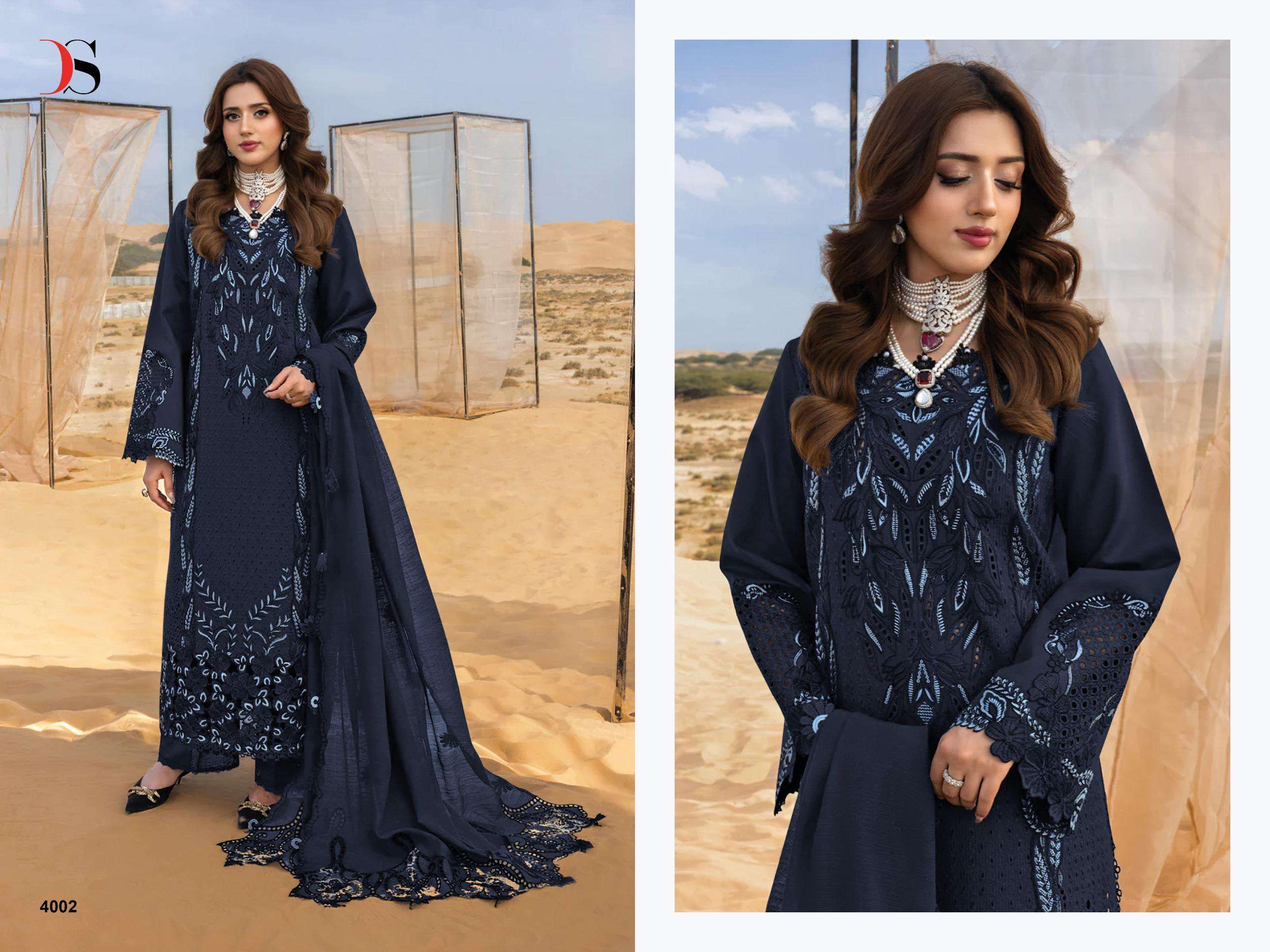 DEEPSY SUITS RANGRASIYA PREMIUM LAWN VOL 4 COTTON EMBROIDERY DESIGNER PAKISTANI SUIT