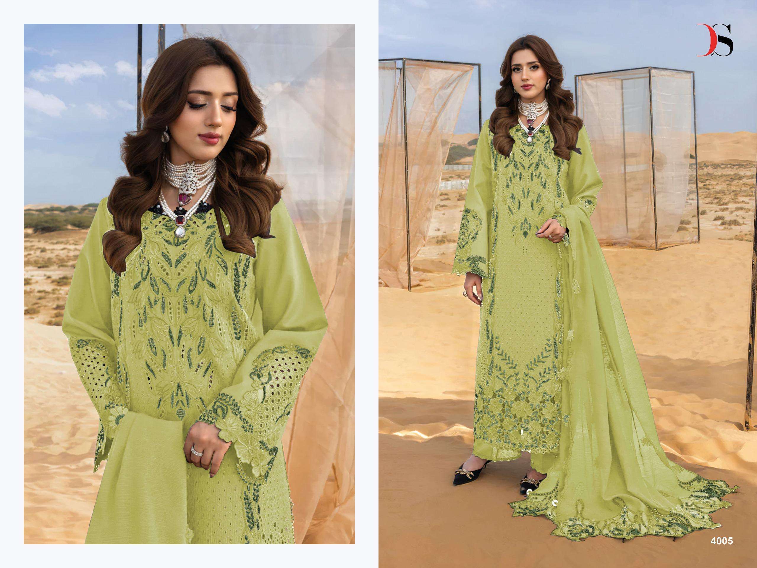 DEEPSY SUITS RANGRASIYA PREMIUM LAWN VOL 4 COTTON EMBROIDERY DESIGNER PAKISTANI SUIT