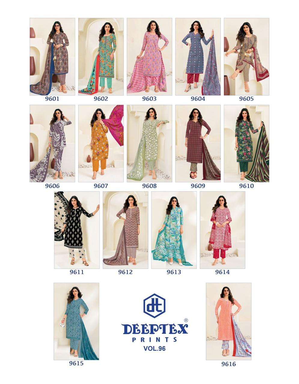 DEEPTEX PRINTS MISS INDIA VOL 96 COTTON PRINTED LADIES SALWAR SUIT	