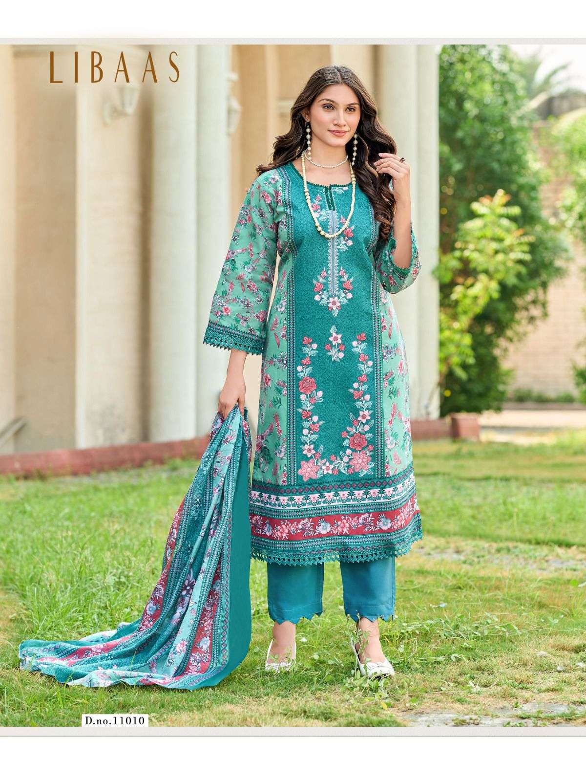 FALAK INTERNATIONAL LIBAAS VOL 11 COTTON DIGITAL STYLE PRINTS SALWAR SUIT