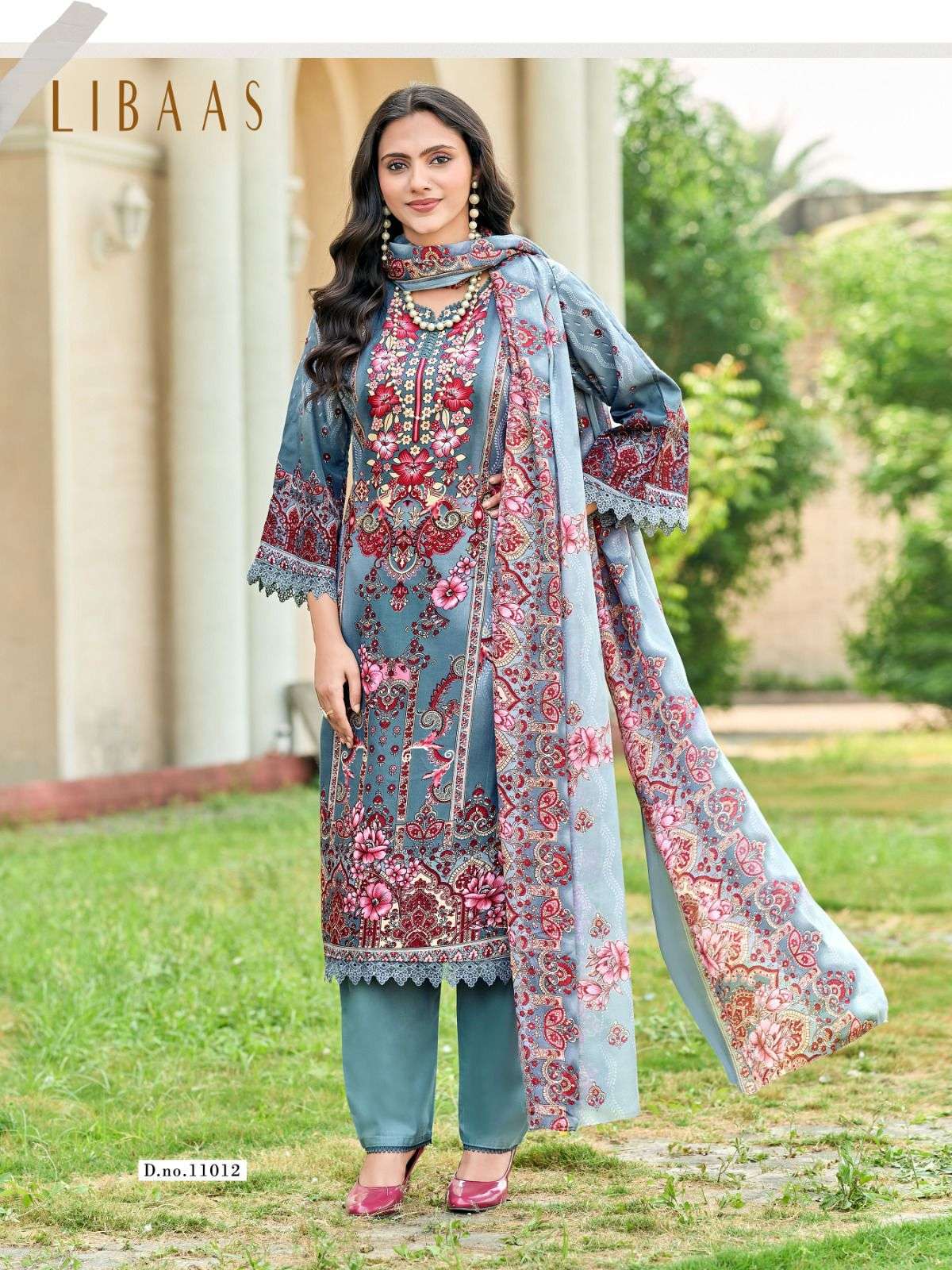 FALAK INTERNATIONAL LIBAAS VOL 11 COTTON DIGITAL STYLE PRINTS SALWAR SUIT