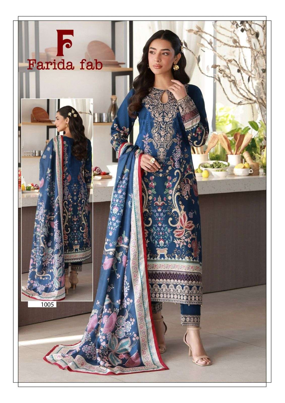 FARIDA FAB CHARIZMA COTTON DIGITAL PRINTS SALWAR SUIT