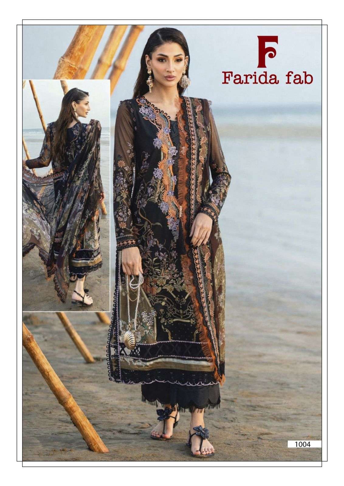 FARIDA FAB CHARIZMA COTTON DIGITAL PRINTS SALWAR SUIT