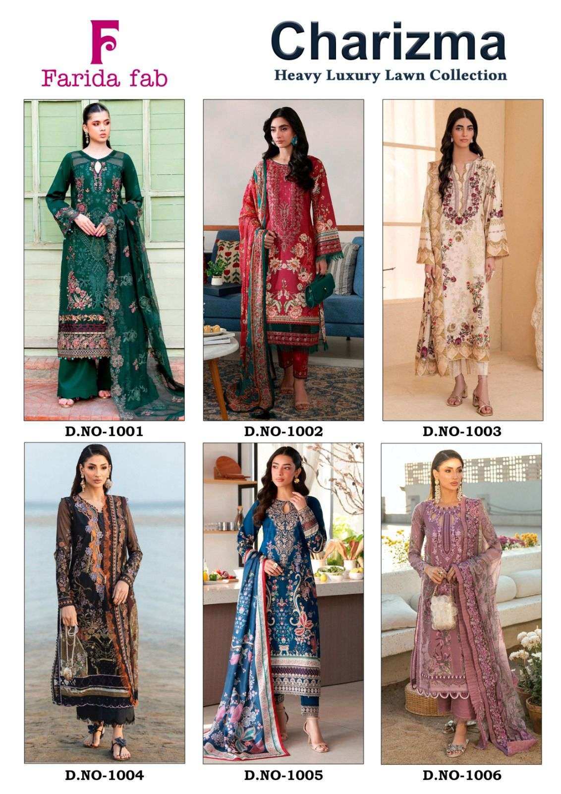 FARIDA FAB CHARIZMA COTTON DIGITAL PRINTS SALWAR SUIT