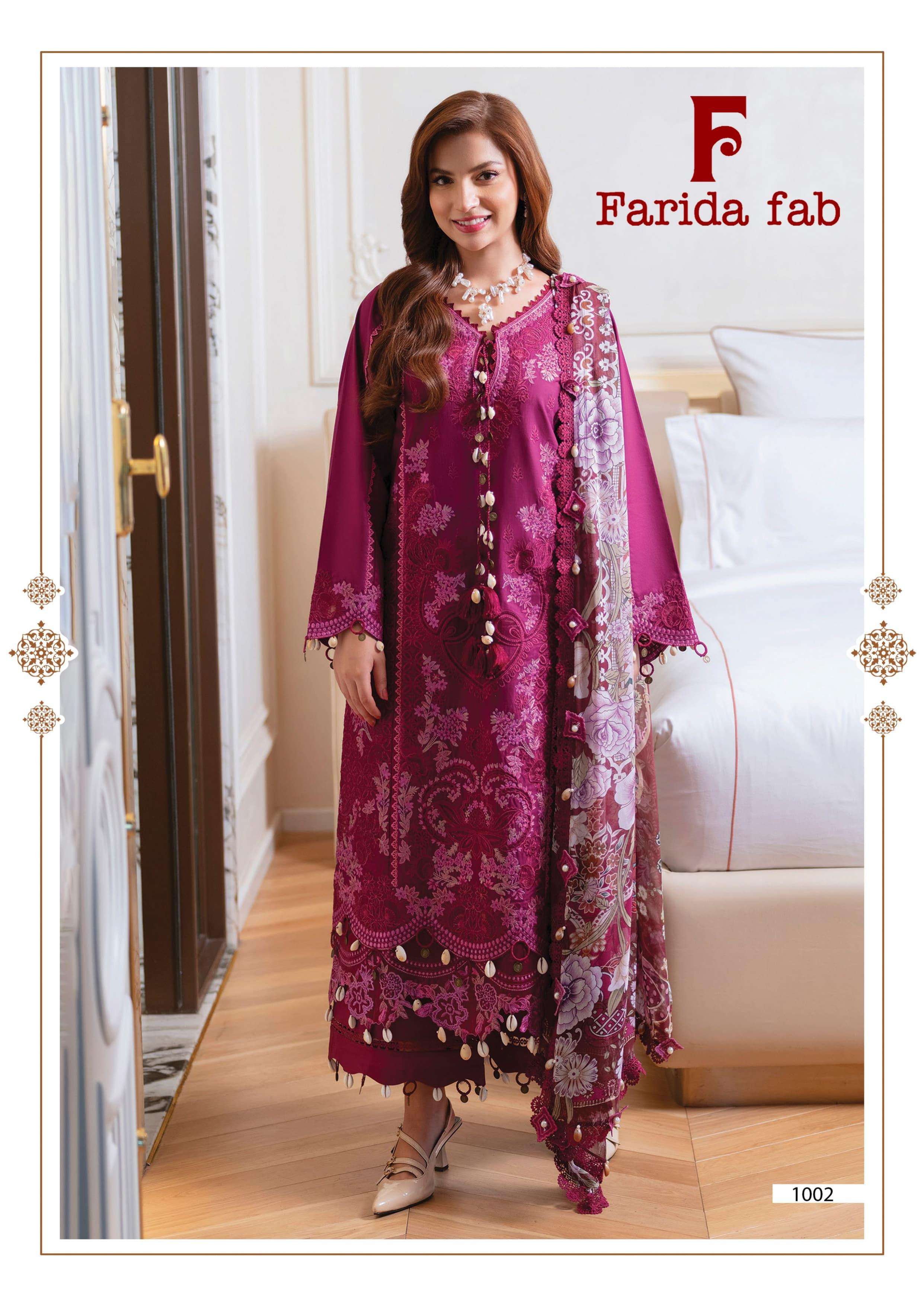 FARIDA FAB JULFAT COTTON DIGITAL PRINTS SALWAR SUITS 