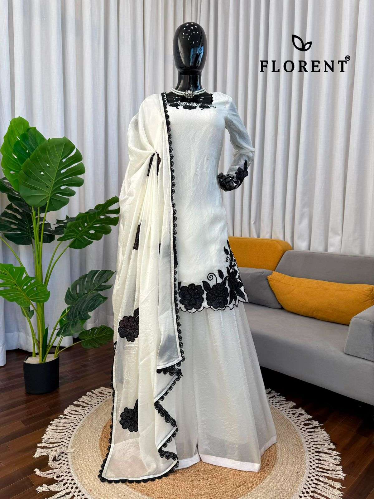 FLORENT D NO 1080 & 1081 SILK DESIGNER READY MADE PAKISTANI SUIT