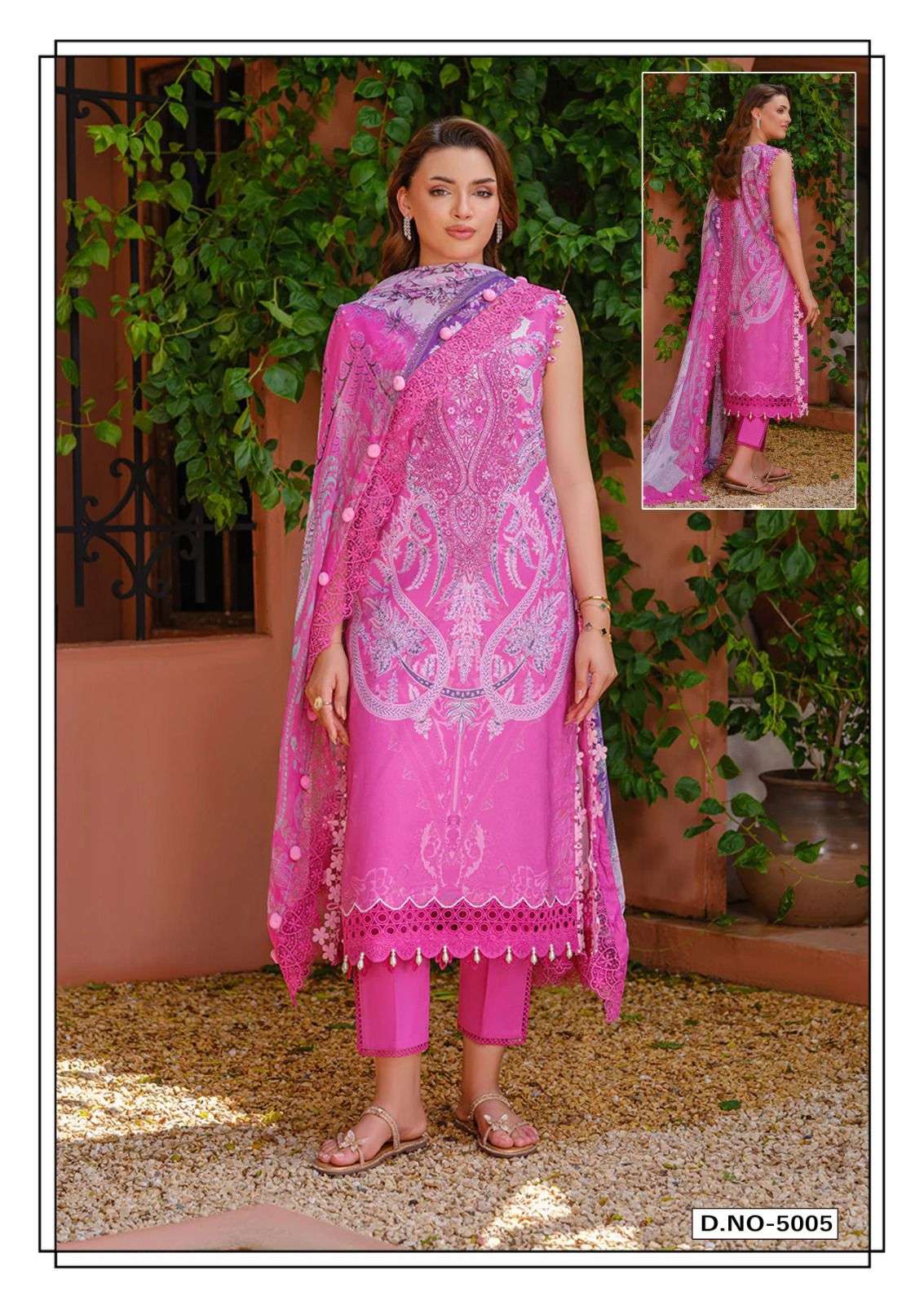 HALA TRADERS ALARA VOL 5 LAWN COTTON DIGITAL KARACHI PRINTS SUIT