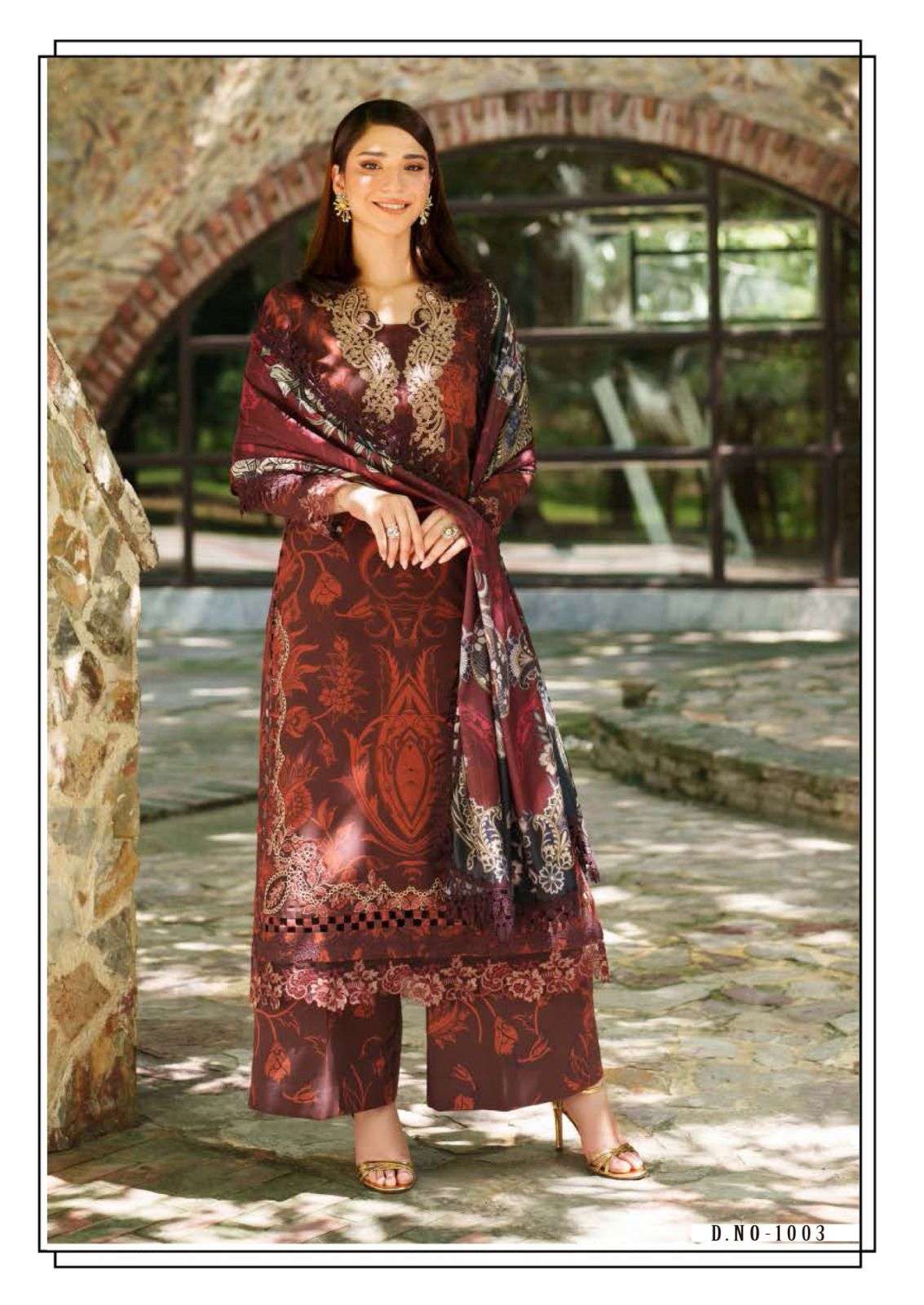 HALA TRADERS MAUSAMMRY LAWN COTTON DIGITAL KARACHI PRINTS SALWAR SUIT