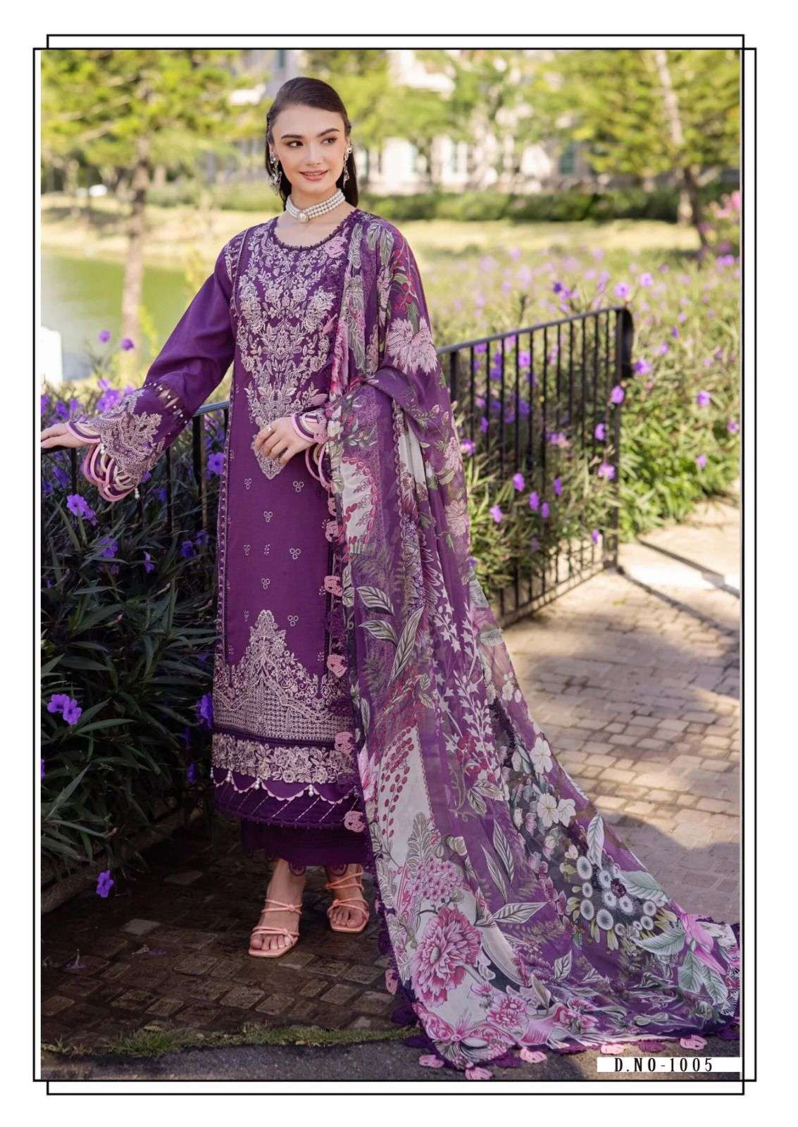 HALA TRADERS MAUSAMMRY LAWN COTTON DIGITAL KARACHI PRINTS SALWAR SUIT