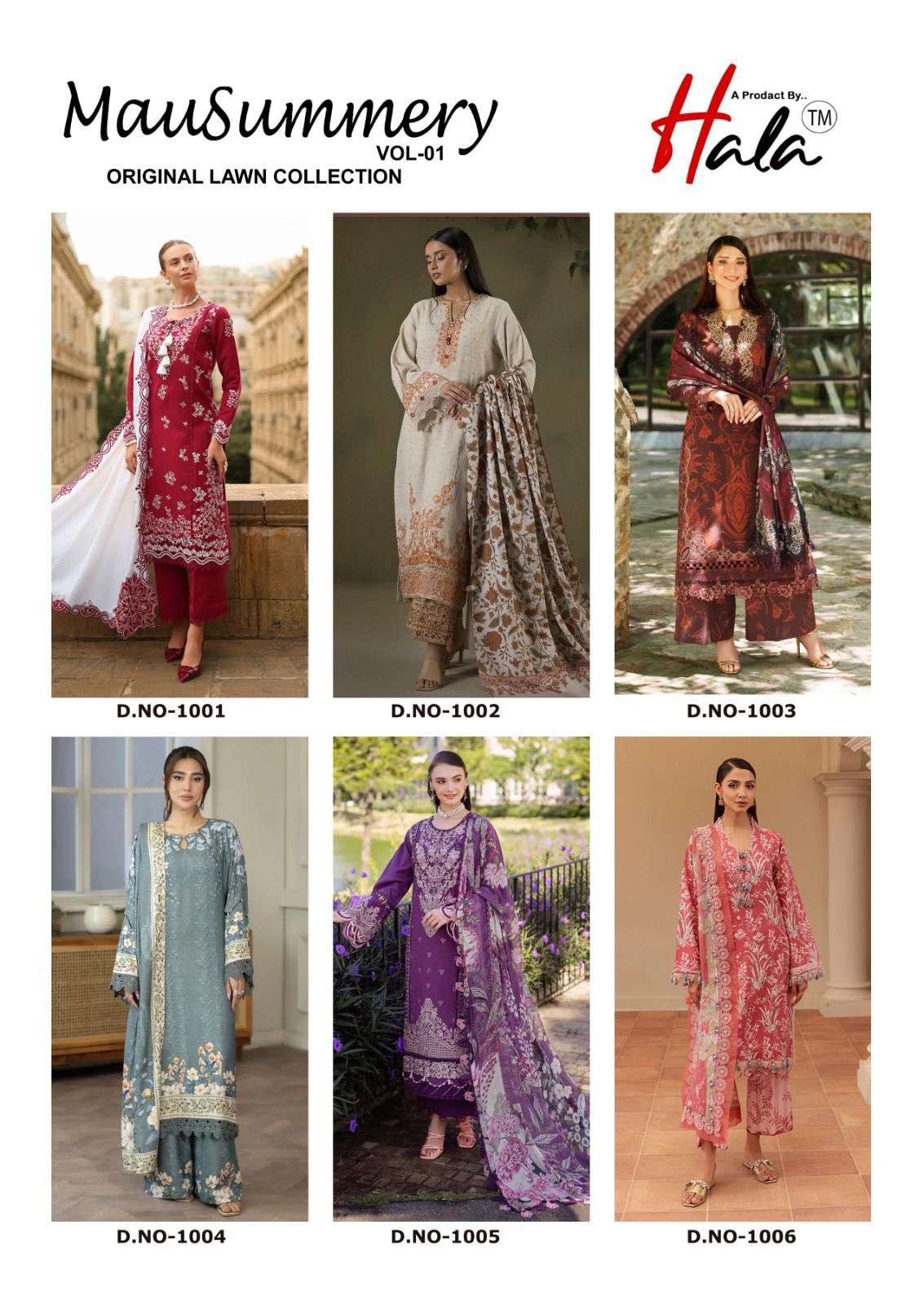 HALA TRADERS MAUSAMMRY LAWN COTTON DIGITAL KARACHI PRINTS SALWAR SUIT