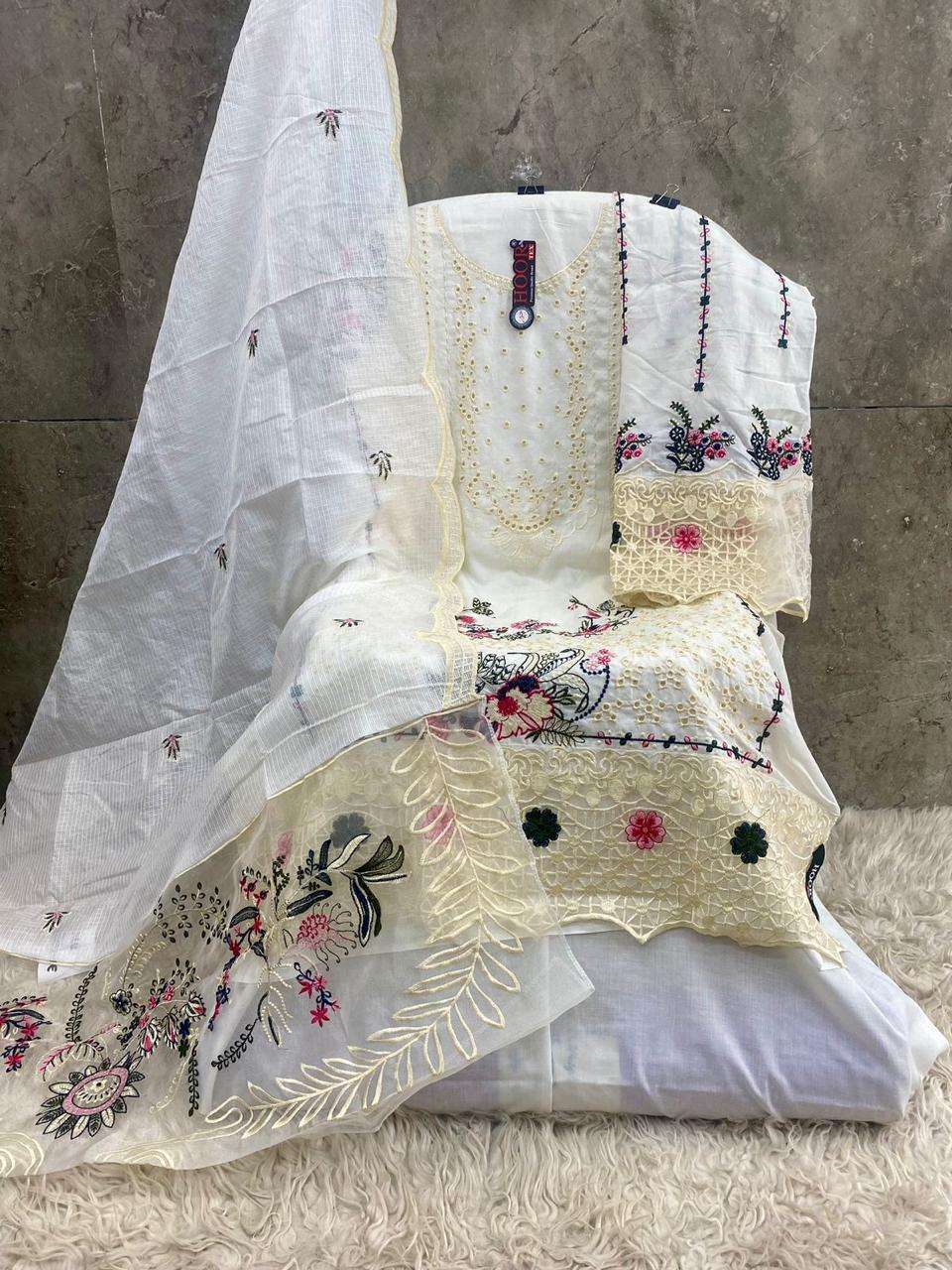 HOOR TEX H 326 COTTON FANCY EMBROIDERY WORK PAKISTANI SUIT