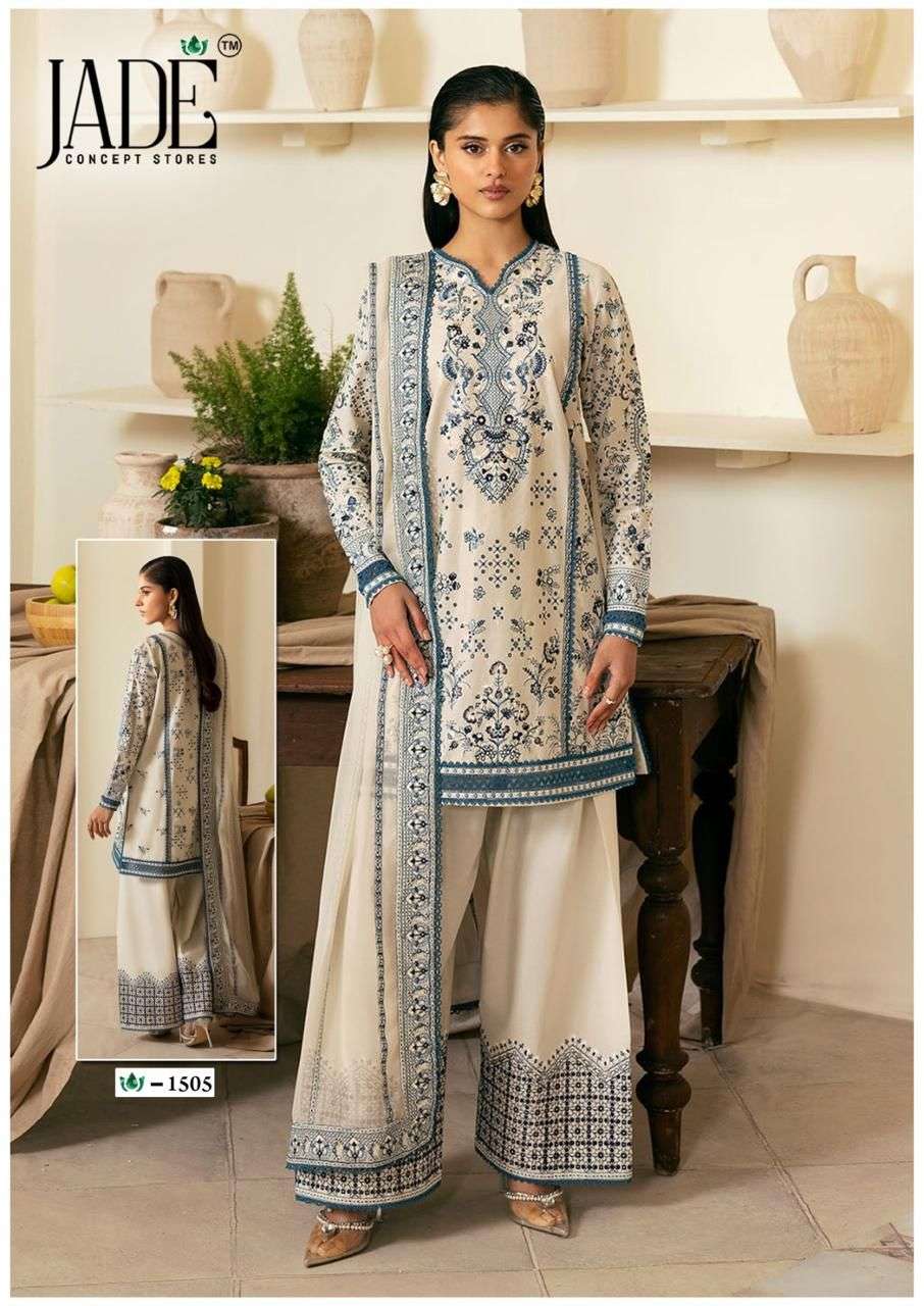 JADE CRIMSON EXCLUSIVE HEAVY LAWN COLLECTION VOL 15 NEW DESIGNS LAWN COTTON SALWAR SUIT