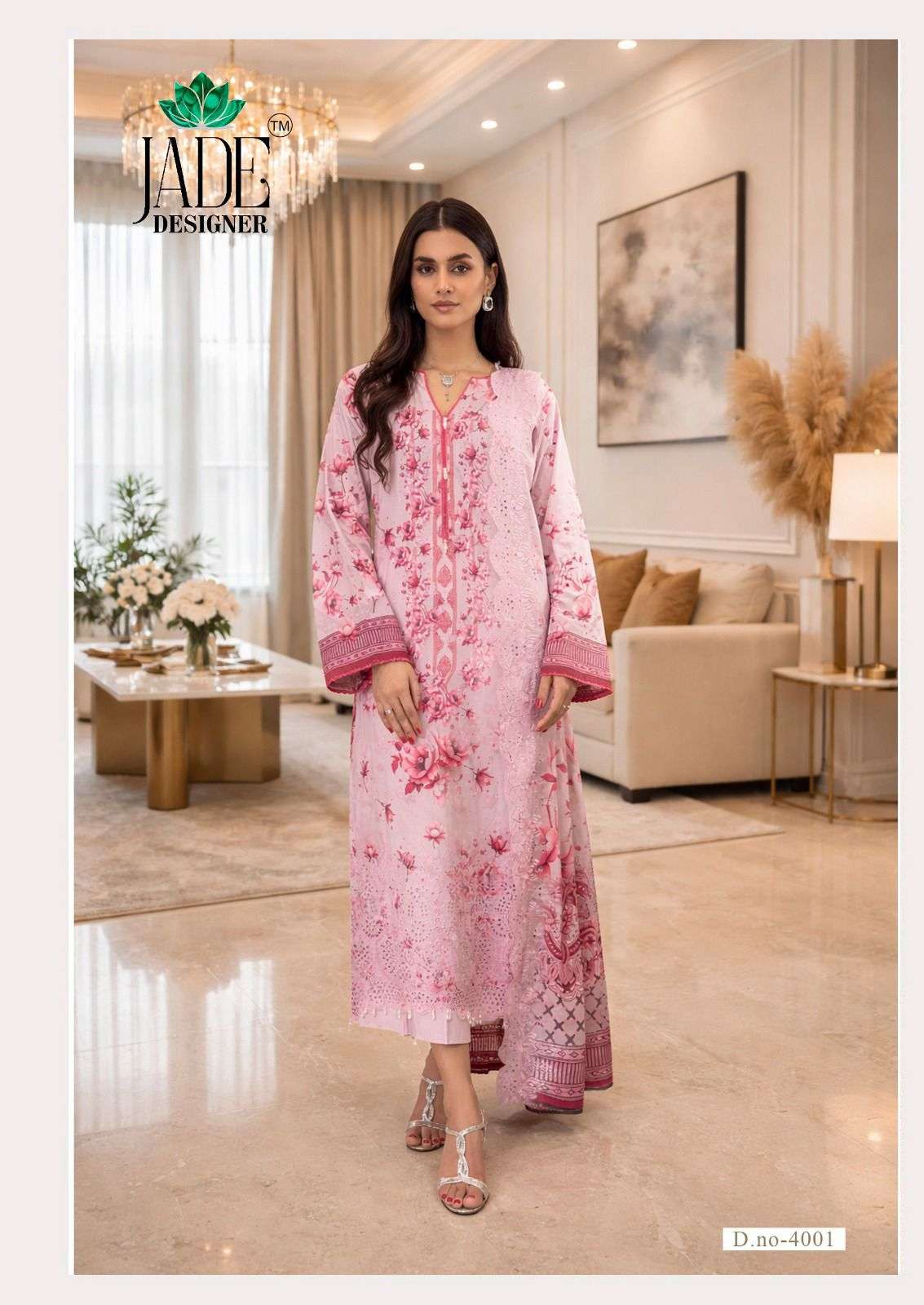 JADE DESIGNER NOOR AHMED VOL 4 LAWN COTTON DIGITAL KARACHI PRINTS SALWAR SUIT
