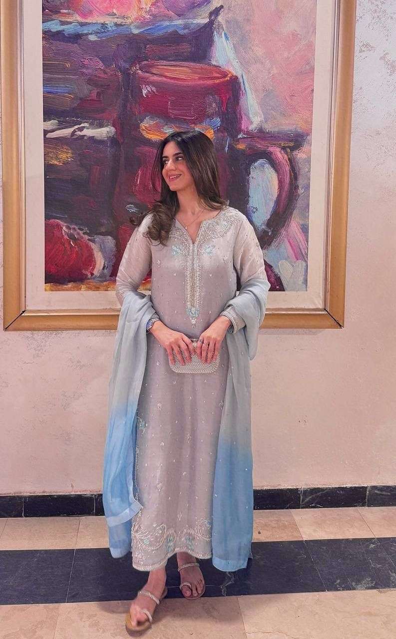 JD 629 SILK EMBROIDERY DESIGNER FESTIVE WEAR LADIES SUIT