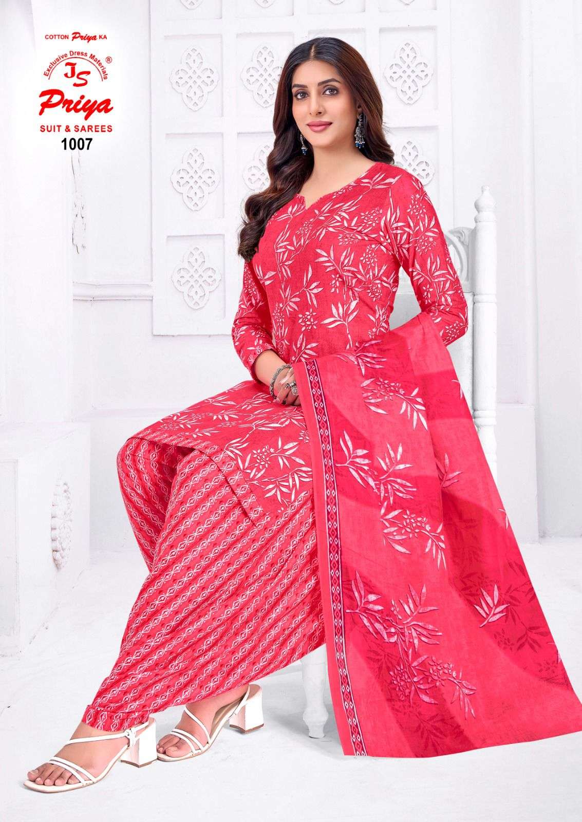 JS PRIYA PATIYALA HOUSE VOL 1 COTTON PRINTED READY MADE SUIT