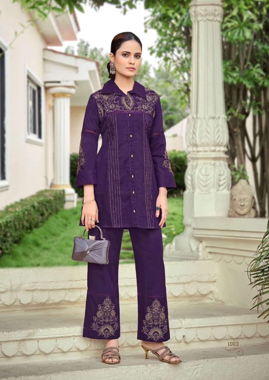 KARISSA MARIA COTTON FANCY PREETY LOOK DESIGNER WORK LADIES TOP WITH BOTTOM PAIR 