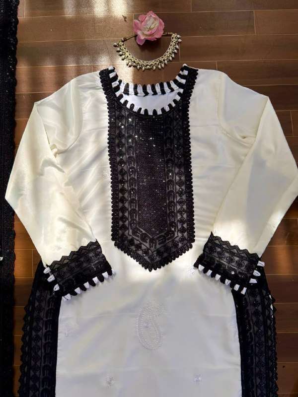 KD 1593 BEAUTIFUL PAKISTANI STYLE DESIGNER LOOK LADIES SUIT