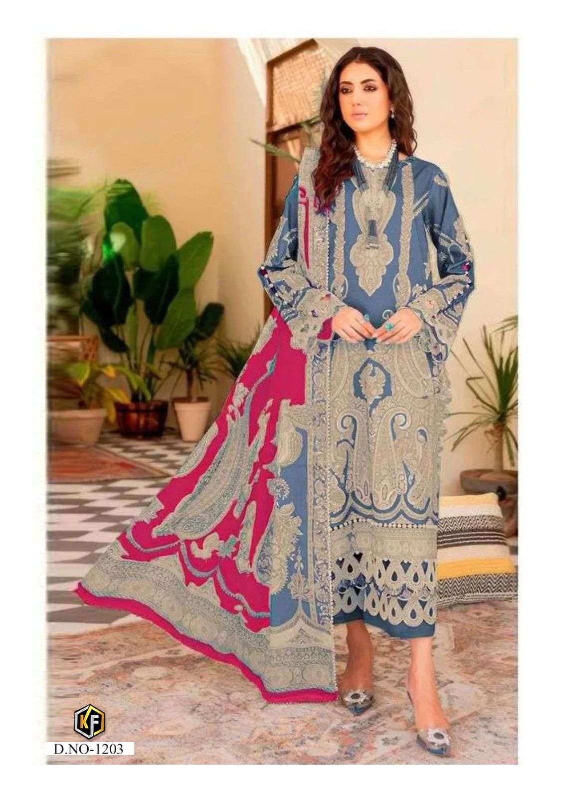 KEVAL FAB KANEEZ HEAVY COTTON LUXURY COLLECTION VOL12 LAWN COTTON DIGITAL PRINT SALWAR SUIT