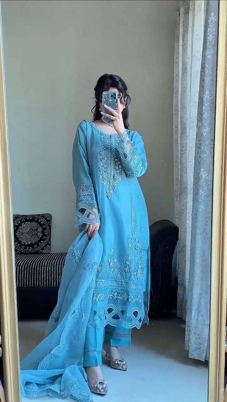 LG 1974 GEORGETTE SPECIAL EID WEAR DESIGNER LOOK LADIES SUIT