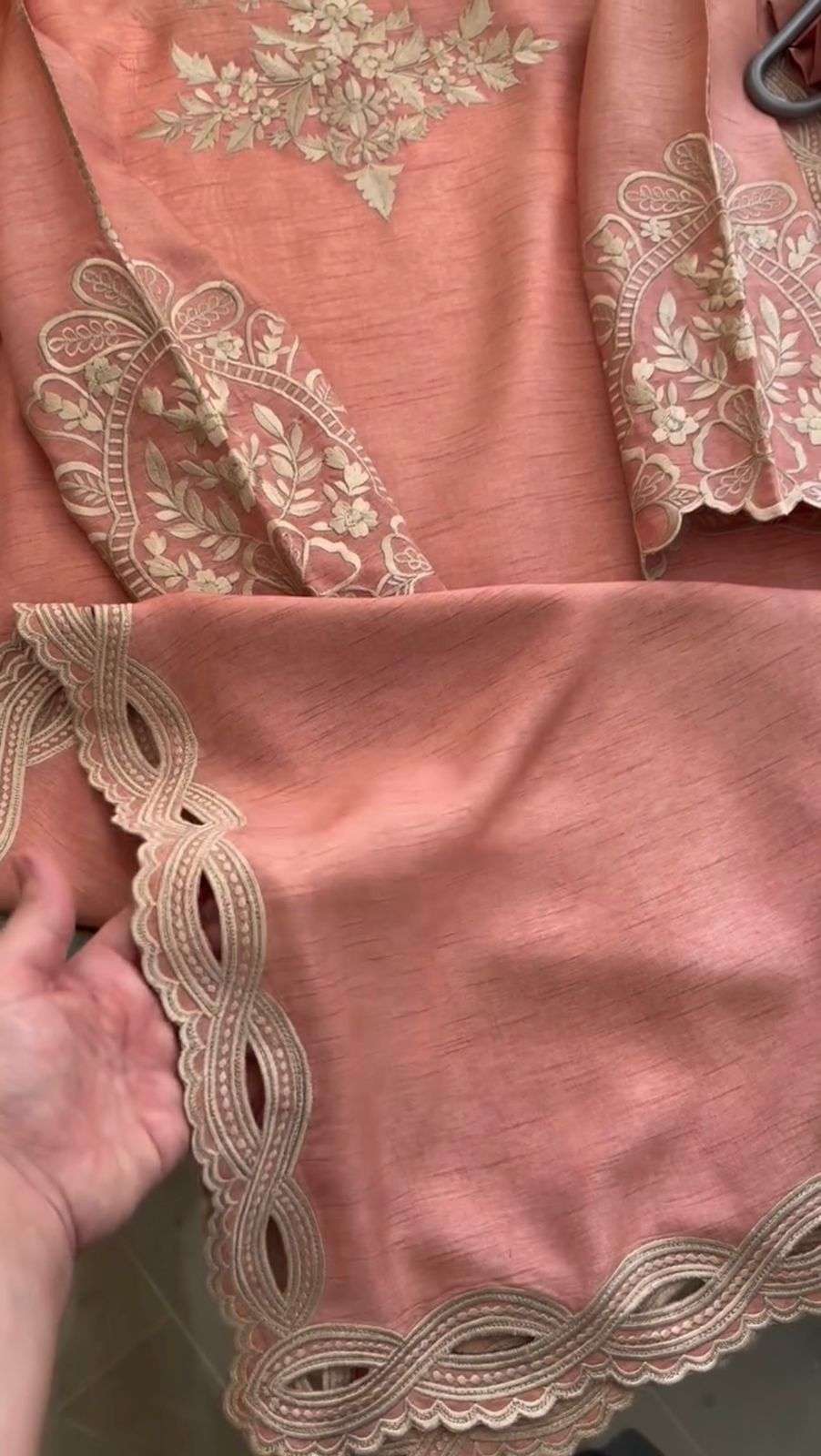 LG 2069 SILK EMBROIDERY DESIGNER WORK FESTIVE WEAR LADIES SUIT