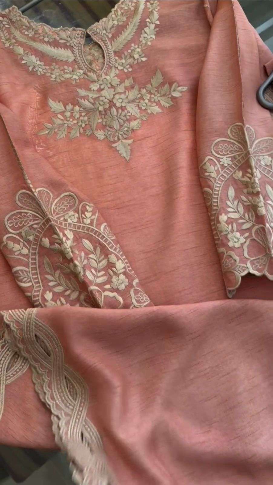 LG 2069 SILK EMBROIDERY DESIGNER WORK FESTIVE WEAR LADIES SUIT