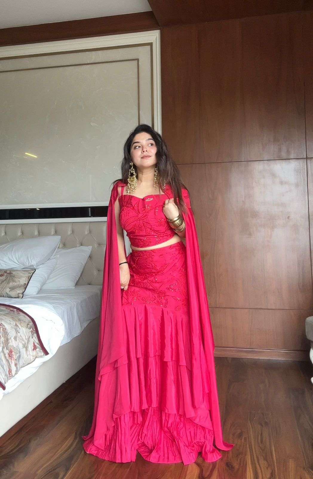 LM 03 CREPE PREETY LOOK DESIGNER FESTIVE WEAR LEHENGA CHOLI COLLECTION
