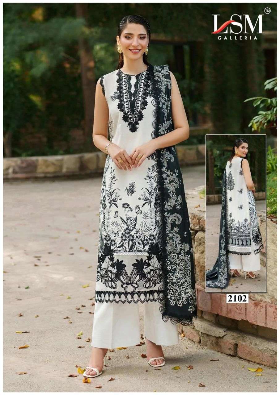 LSM GALLERIA PARIAN DREAM HEAVY LUXURY LAWN READY MADE COLLECTION VOL 21 