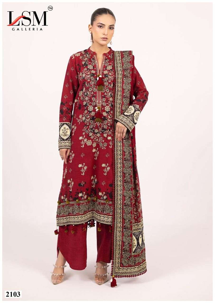 LSM GALLERIA PARIAN DREAM HEAVY LUXURY LAWN READY MADE COLLECTION VOL 21 