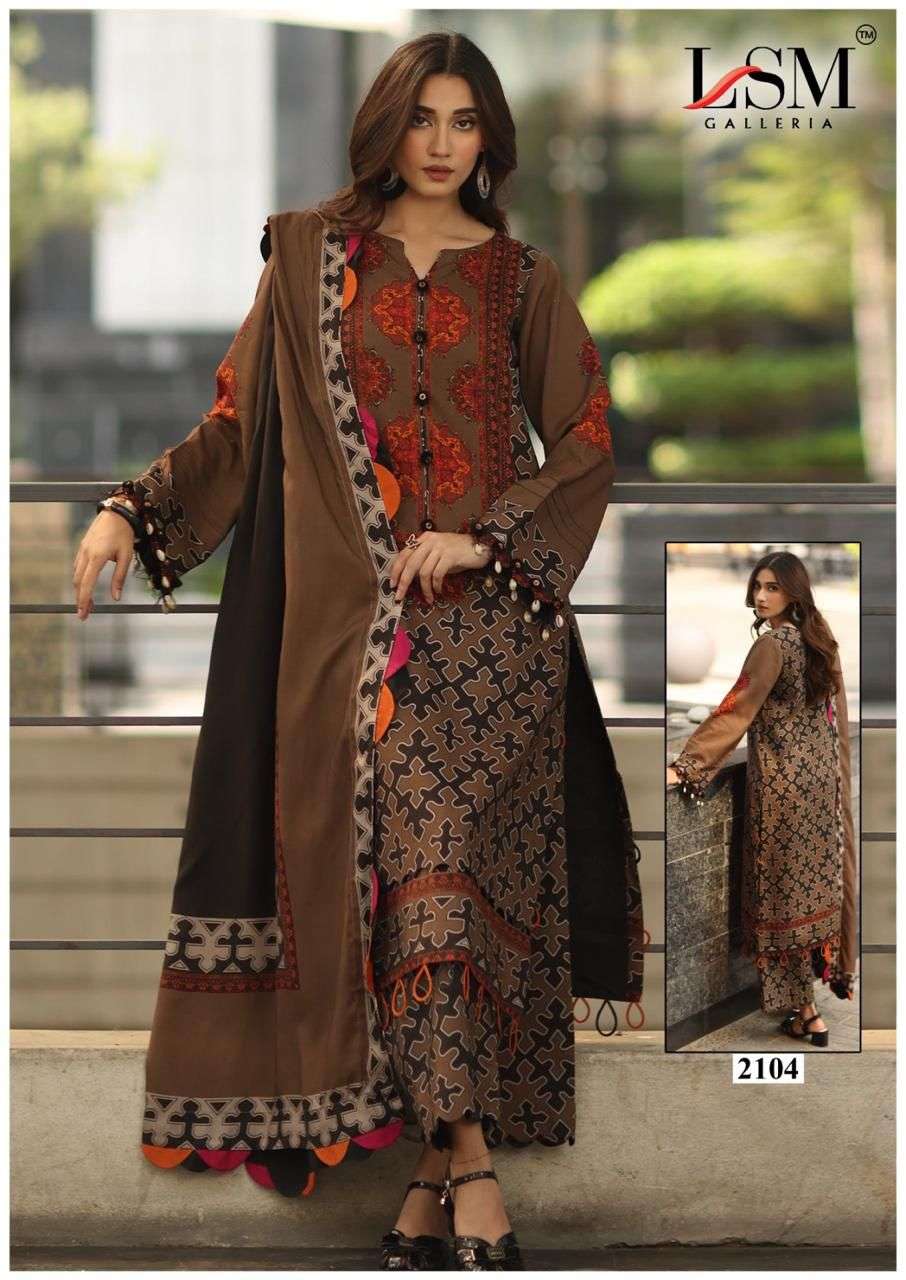 LSM GALLERIA PARIAN DREAM HEAVY LUXURY LAWN READY MADE COLLECTION VOL 21 