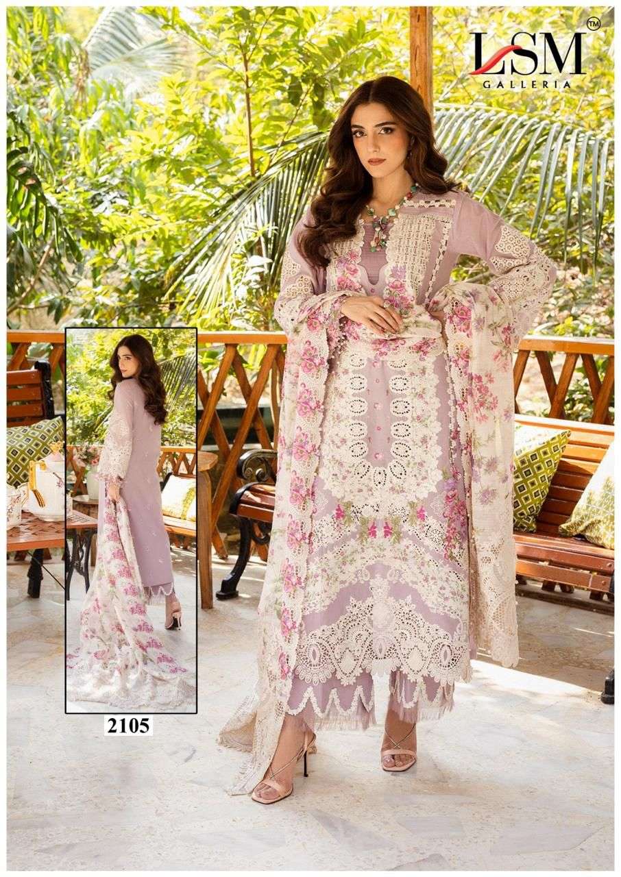 LSM GALLERIA PARIAN DREAM HEAVY LUXURY LAWN READY MADE COLLECTION VOL 21 