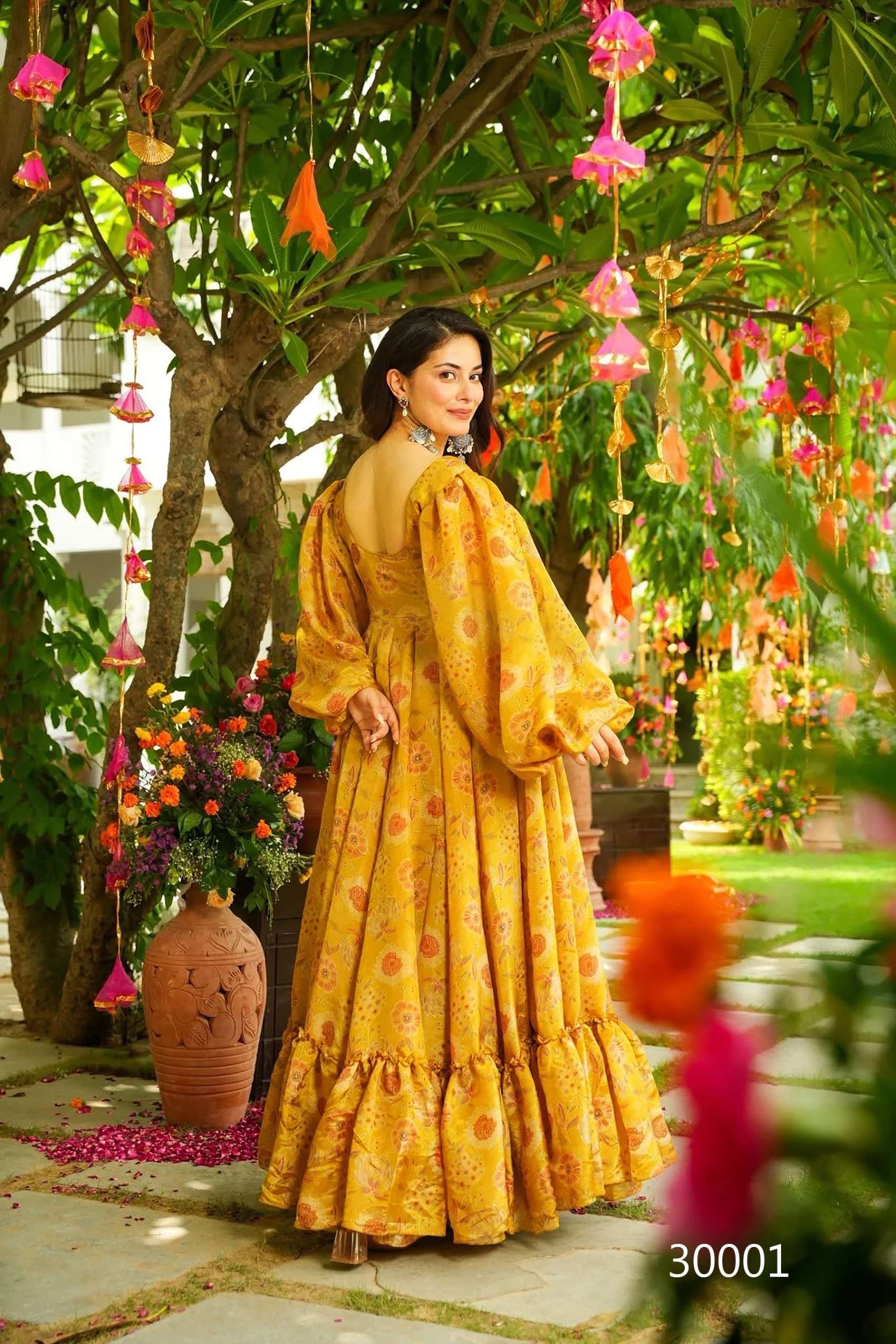 LUCAYA VOL 30 DIGITAL PRINT FANCY PREETY LOOKS GOWN WITH DUPATTA SET 