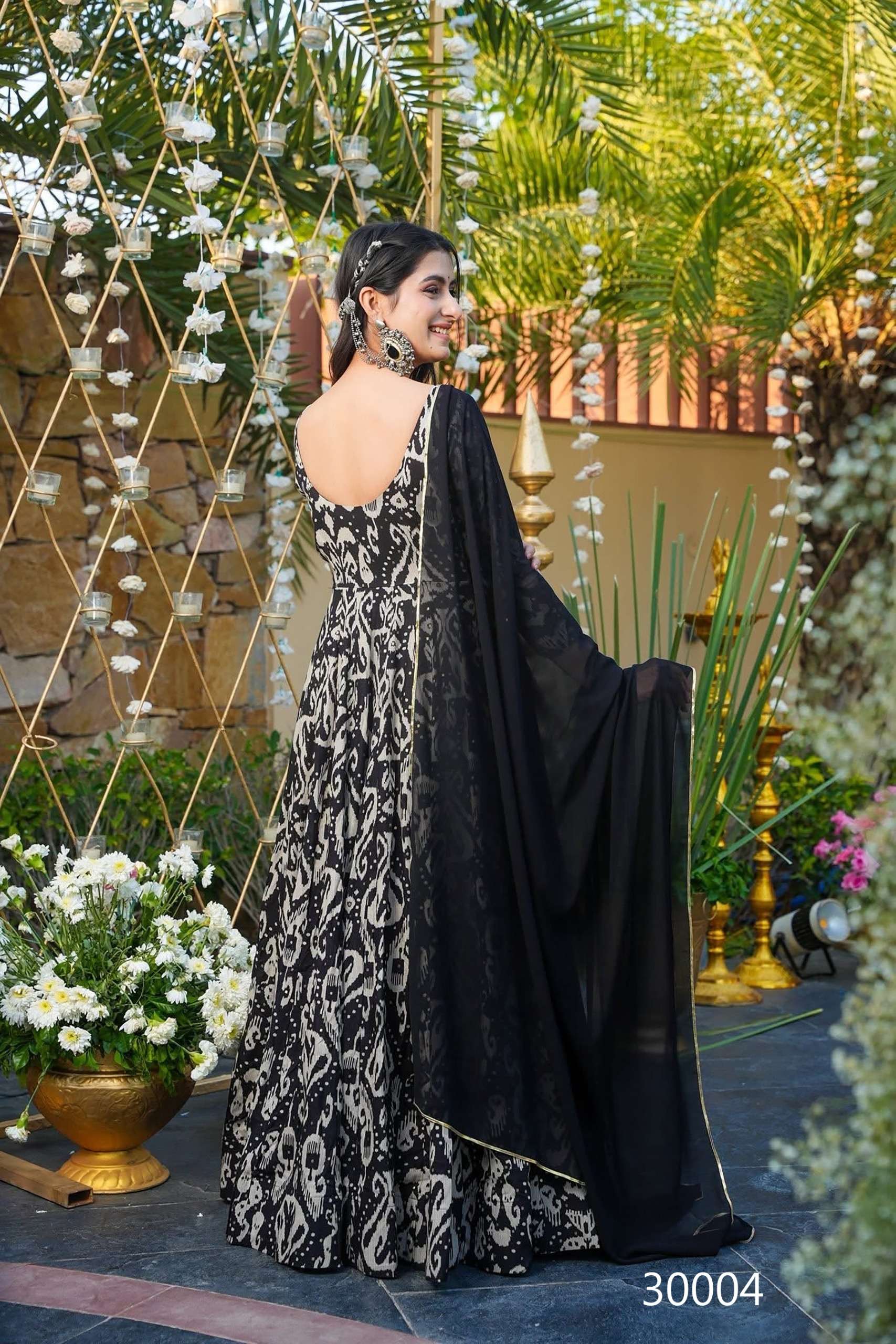 LUCAYA VOL 30 DIGITAL PRINT FANCY PREETY LOOKS GOWN WITH DUPATTA SET 