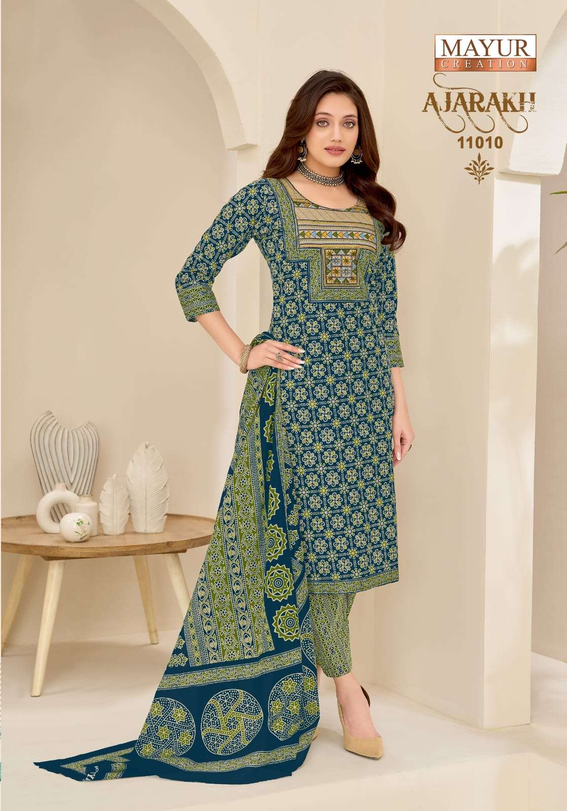  MAYUR CREATION AJARAKH VOL 11 STITCH COLLECTION 