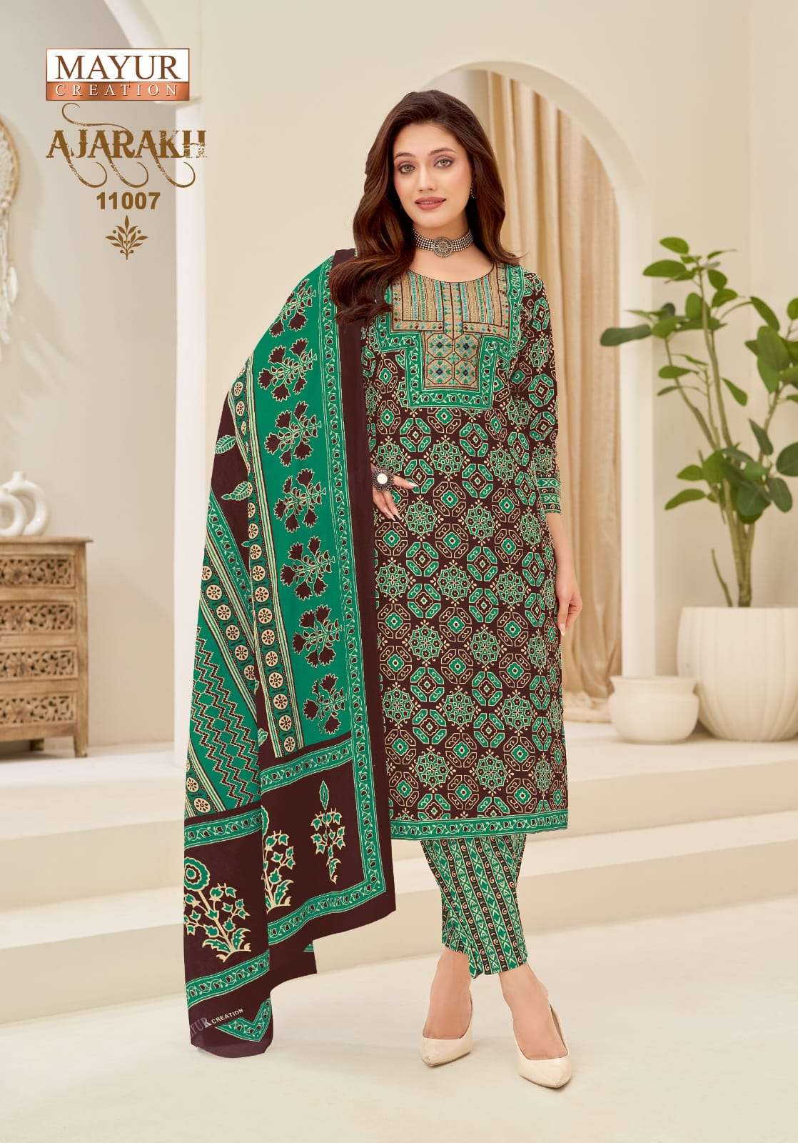  MAYUR CREATION AJARAKH VOL 11 STITCH COLLECTION 