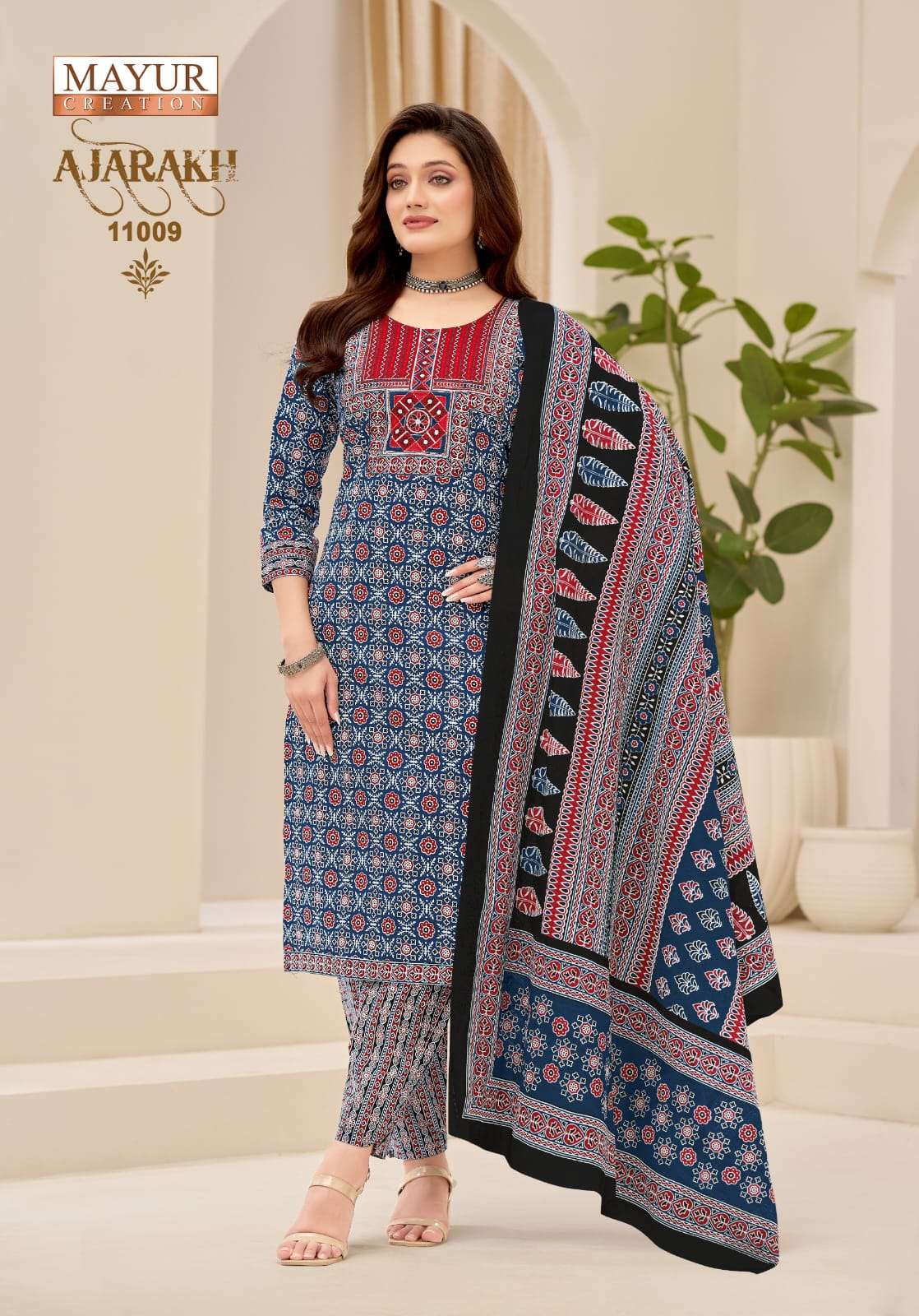  MAYUR CREATION AJARAKH VOL 11 STITCH COLLECTION 