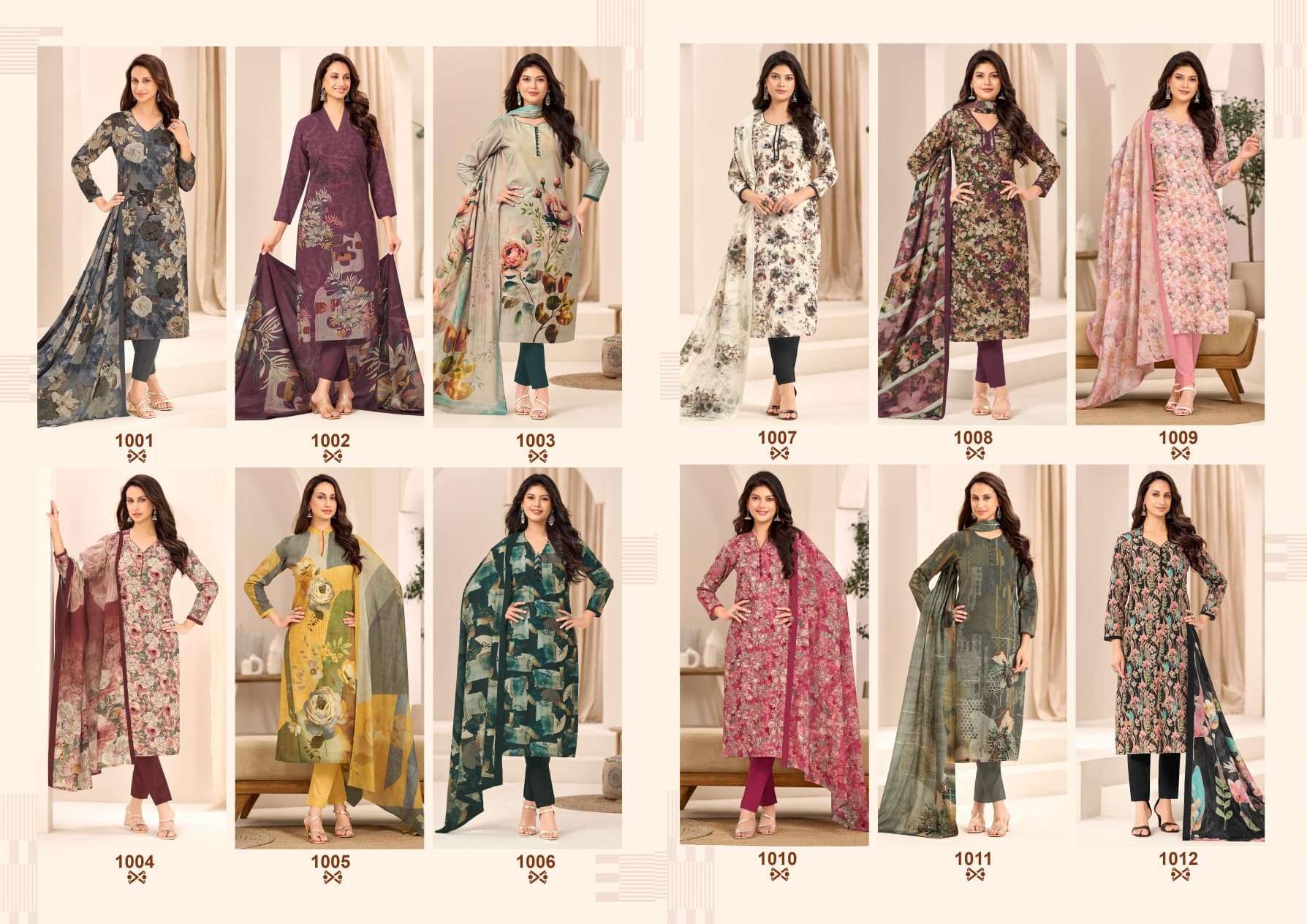 MFC SHAHINA VOL 1 HEAVY COTTON DIGITAL PRINT SALWAR SUIT