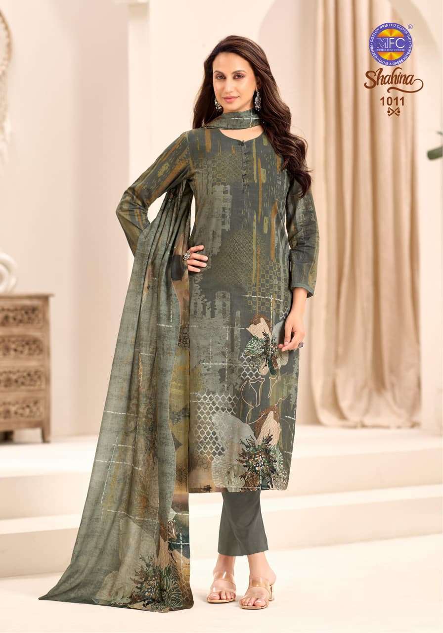 MFC SHAHINA VOL 1 HEAVY COTTON DIGITAL PRINT SALWAR SUIT