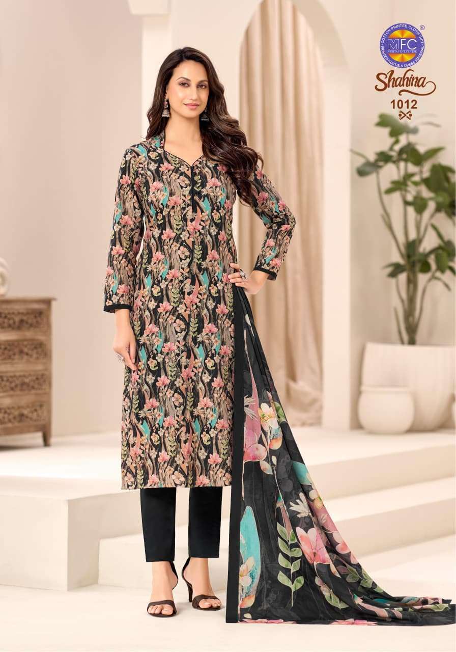 MFC SHAHINA VOL 1 HEAVY COTTON DIGITAL PRINT SALWAR SUIT
