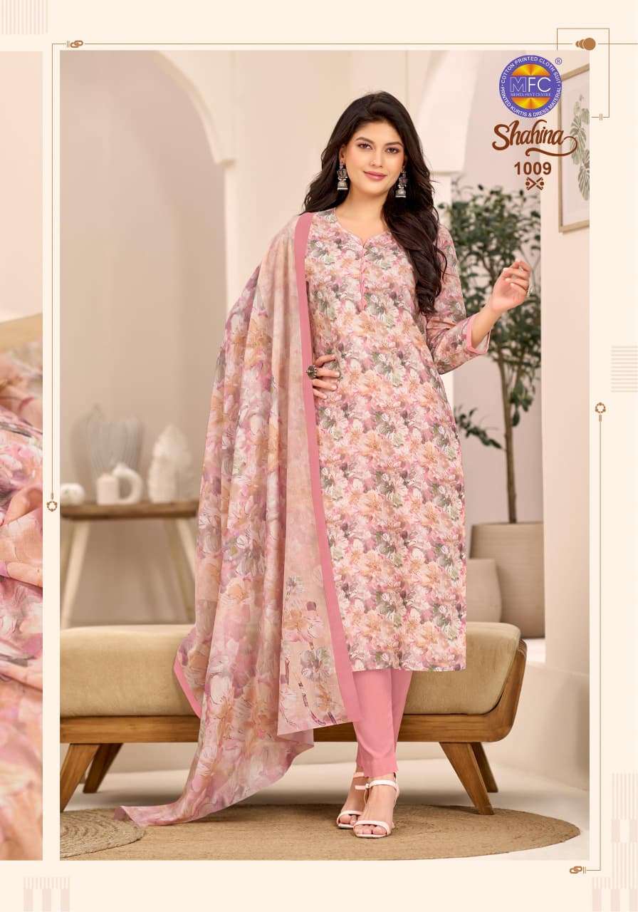 MFC SHAHINA VOL 1 HEAVY COTTON DIGITAL PRINT SALWAR SUIT