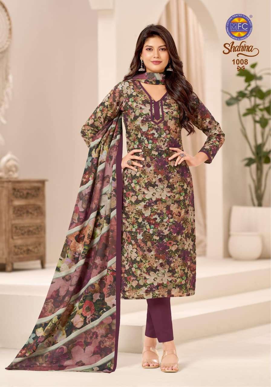 MFC SHAHINA VOL 1 HEAVY COTTON DIGITAL PRINT SALWAR SUIT